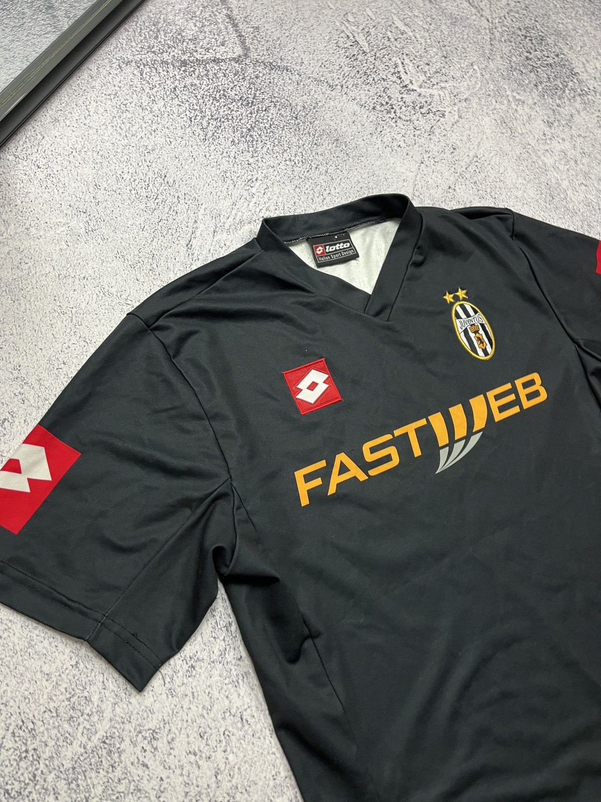 Lotto Sport Vintage Juventus 2001/02 Away Soccer Jersey Nedved #11 Rare Size US S / EU 44-46 / 1 - 7 Thumbnail