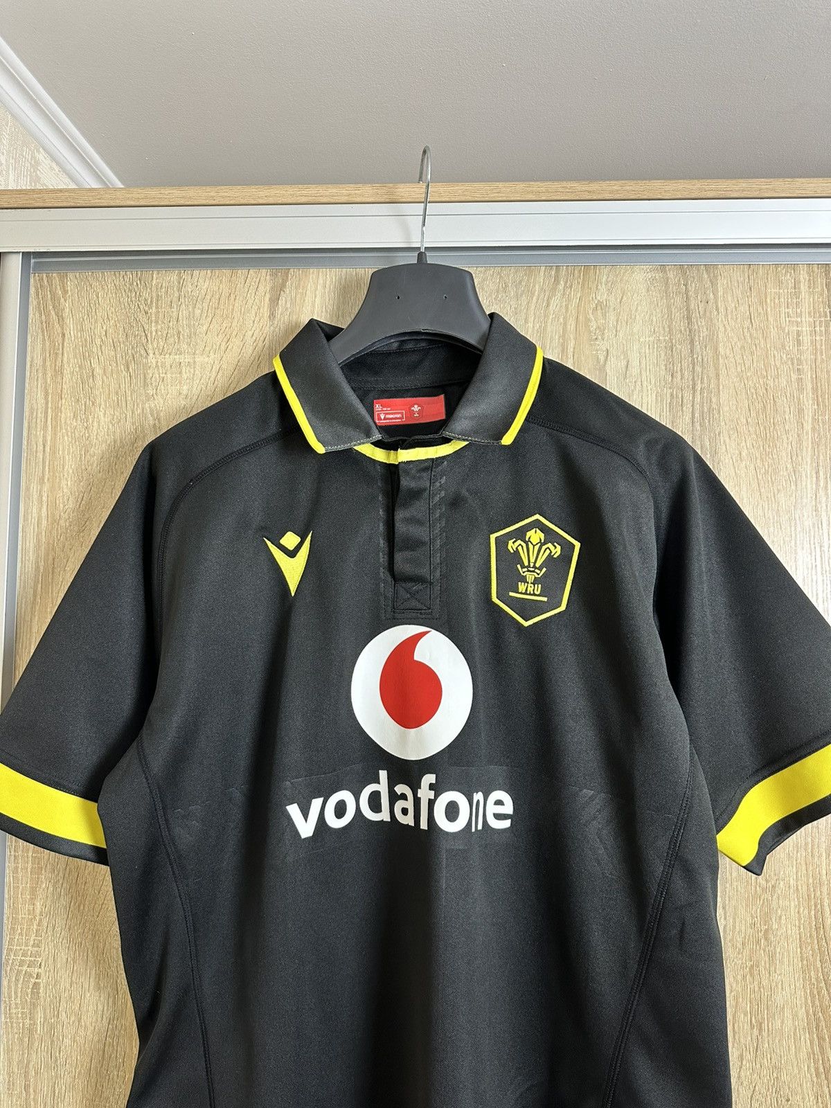 Macron 🔥 2023/24 Wales Rugby Union Macron Jersey T Shirt Black Size US XL / EU 56 / 4 - 2 Thumbnail