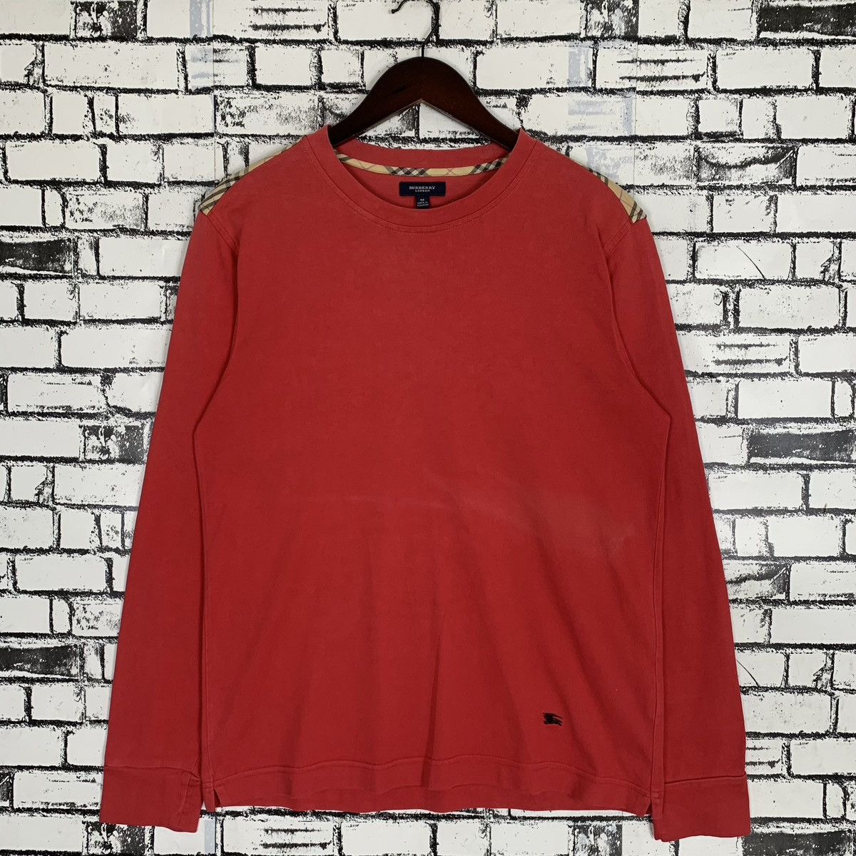 Burberry × Designer Luxury Brand Burberry London Sweatshirt Burberry Longsleeve Size US M / EU 48-50 / 2 - 1 Thumbnail