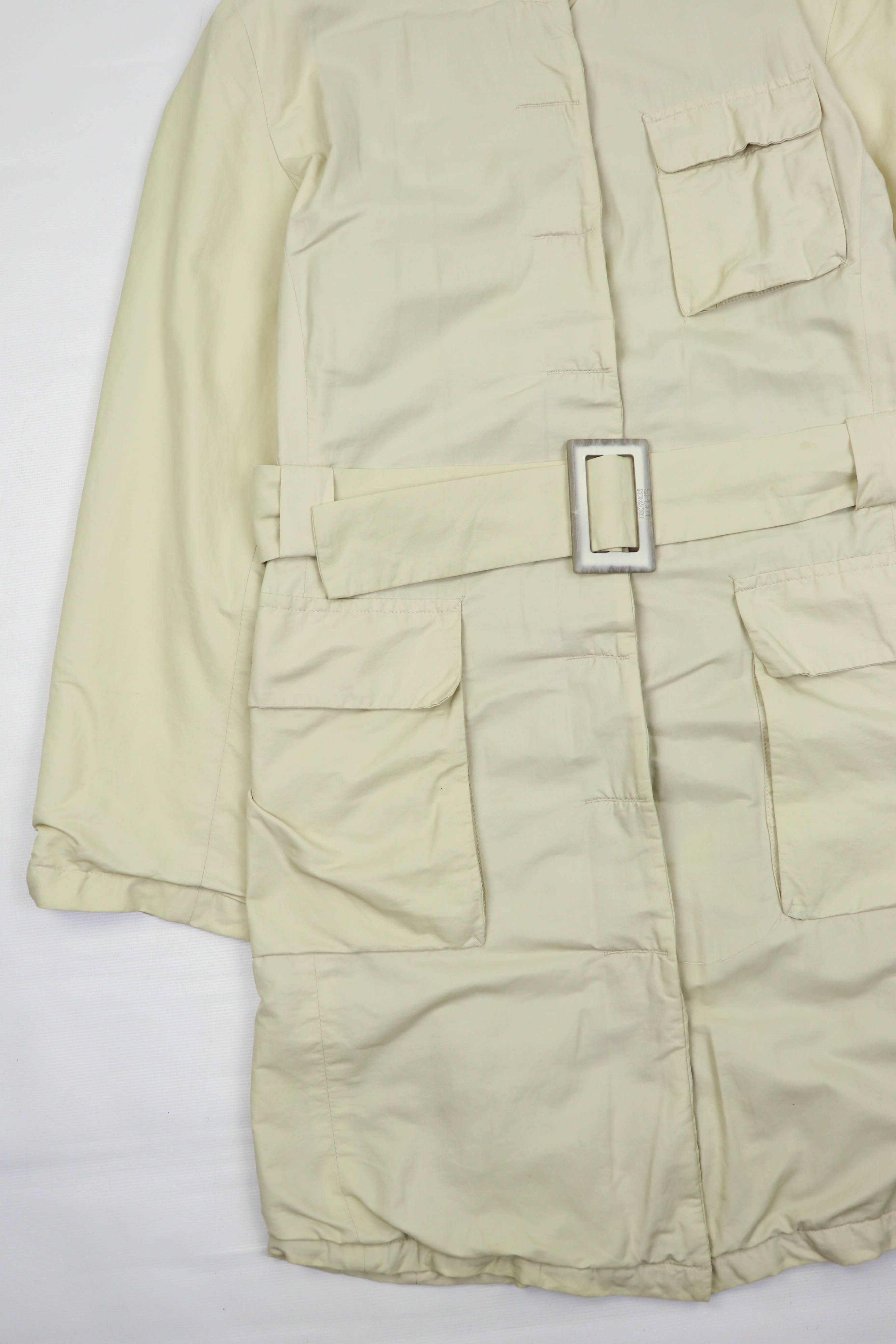 Missoni Missoni SPORT Vintage Cream White Hooded Belted Parka Jacket Size M / US 6-8 / IT 42-44 - 4 Thumbnail