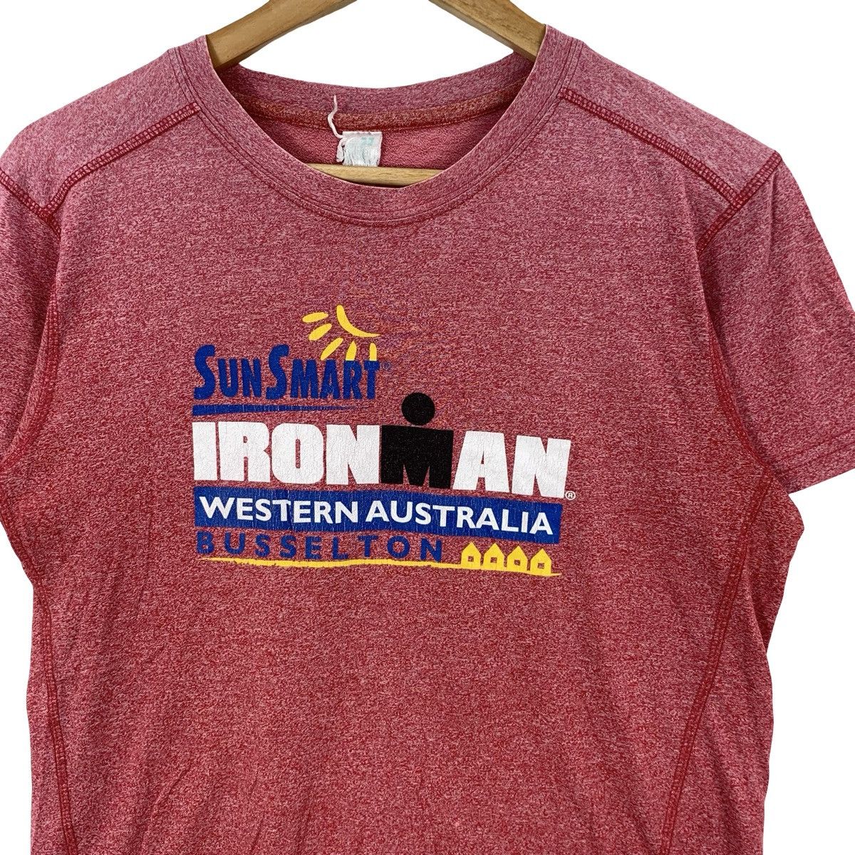 Vintage Vintage IRONMAN WESTERN AUSTRALIA Triathlon Series Tee Shirt Size US M / EU 48-50 / 2 - 5 Thumbnail