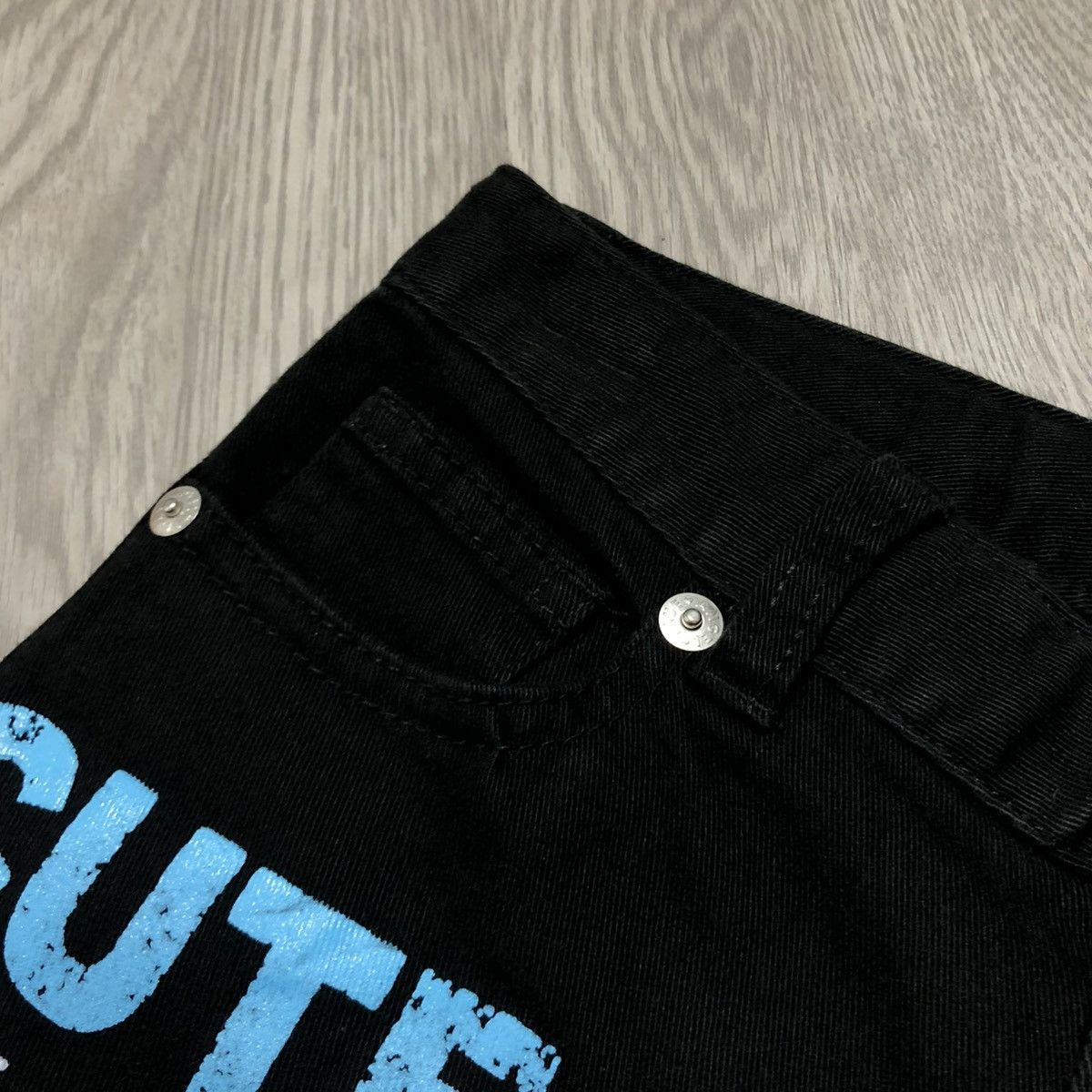 Angel Blue 2000s Angel Blue Cute Girls Denim Jeans Pants Black Lgb Size US 26 / EU 42 - 8 Thumbnail