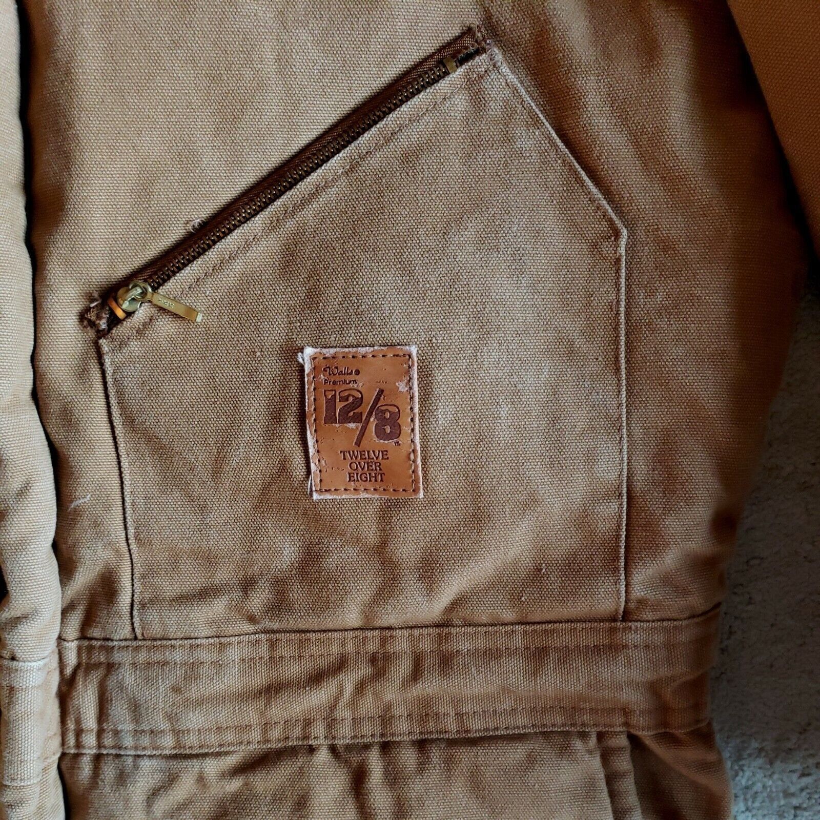 Walls Walls Insulated Coveralls Mens 44 Short Premium 12/8 Brown D Size US 44 / EU 60 - 3 Thumbnail