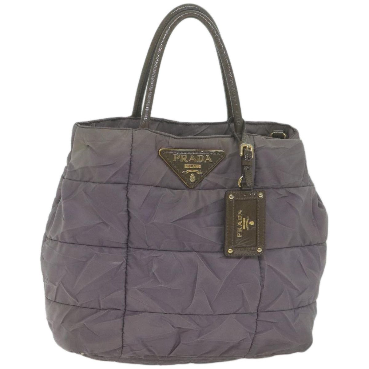 Prada Purple Synthetic Handbag (Pre-Owned) Size ONE SIZE - 1 Thumbnail