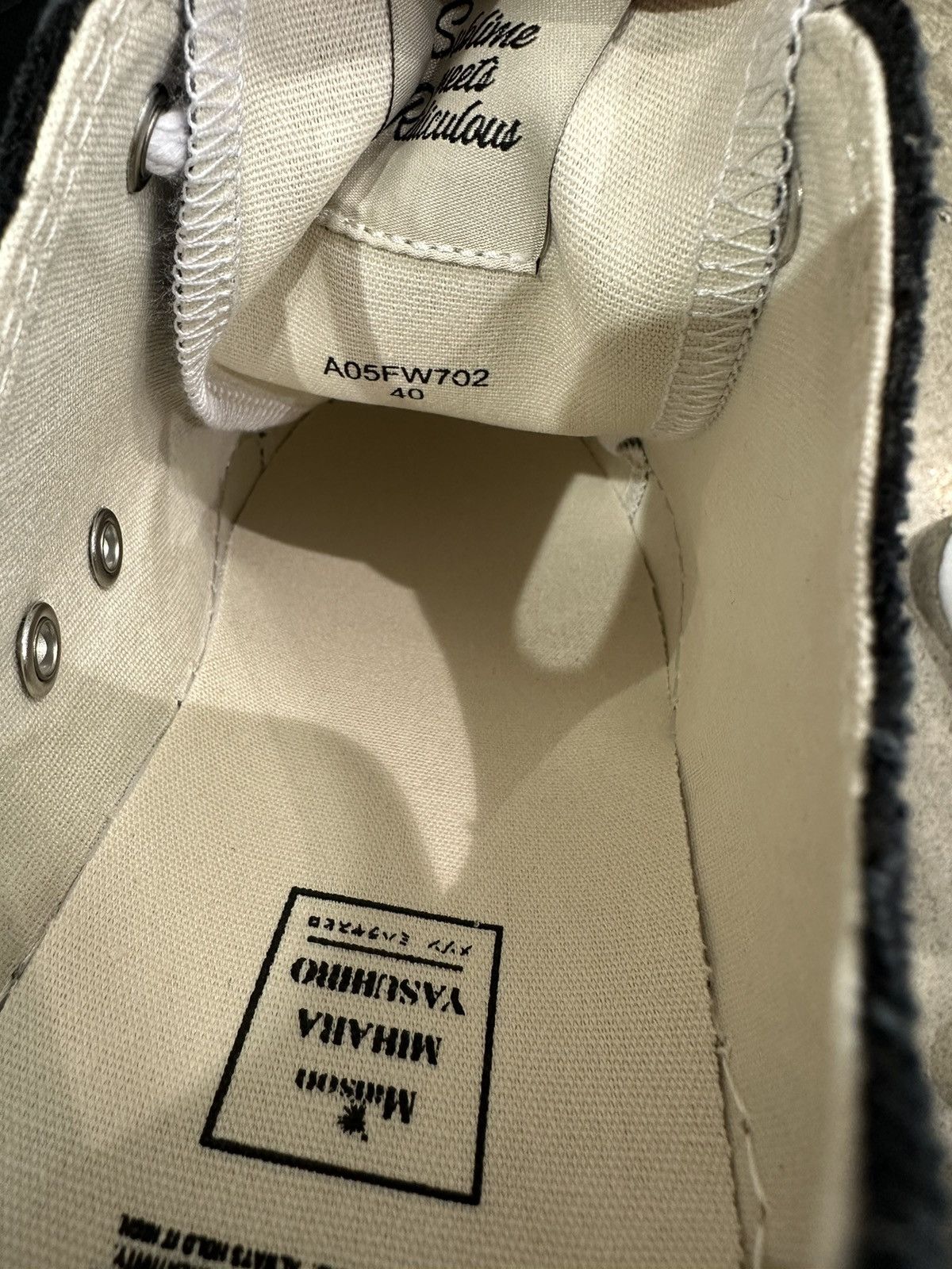 Maison MIHARA YASUHIRO MAISON MIHARA YASUHIRO - Hank Low Black Sneakers Size US 7 / EU 40 - 7 Thumbnail