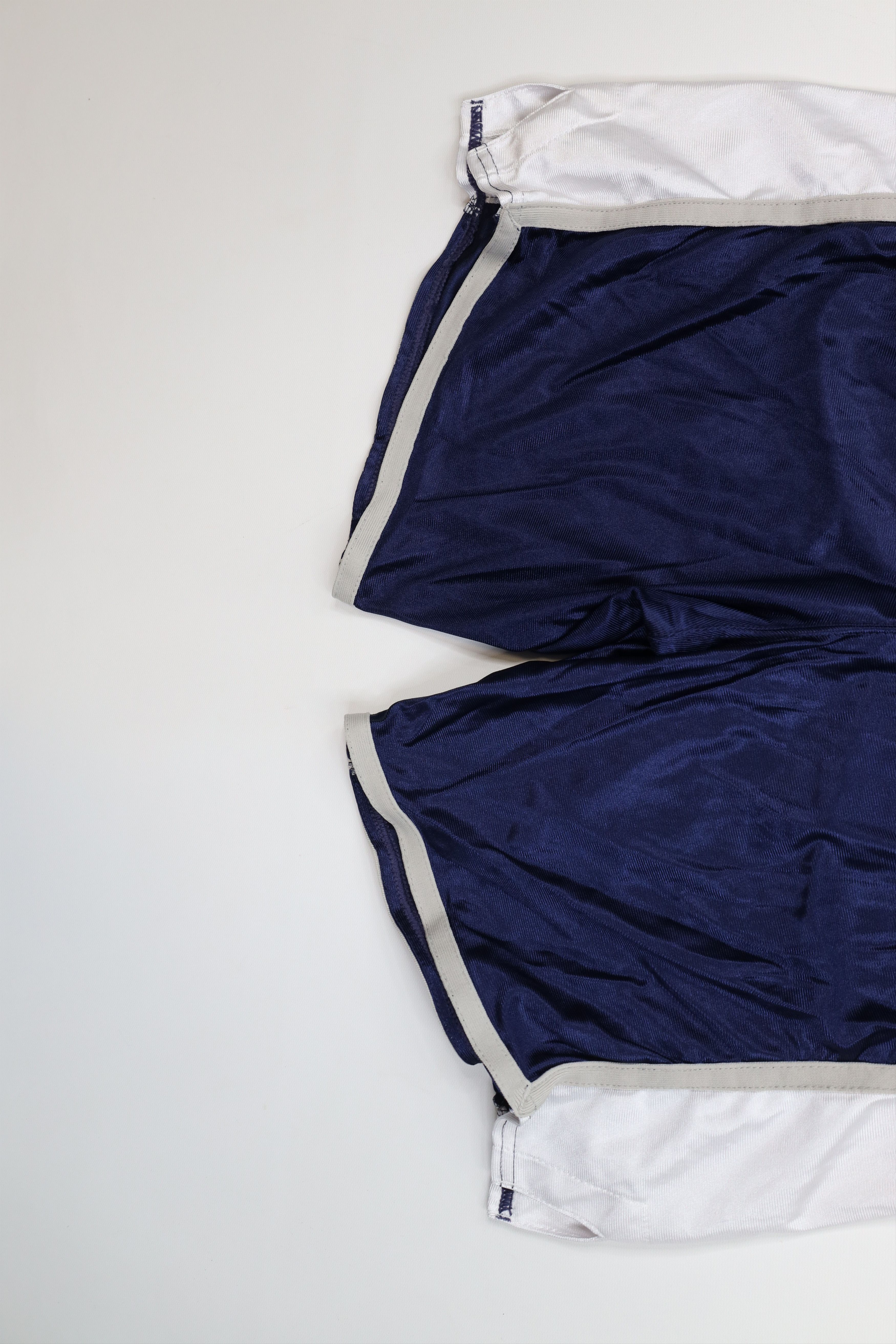 Vintage 90s Rawlings Silky Nylon Baseball Shorts Navy Blue
