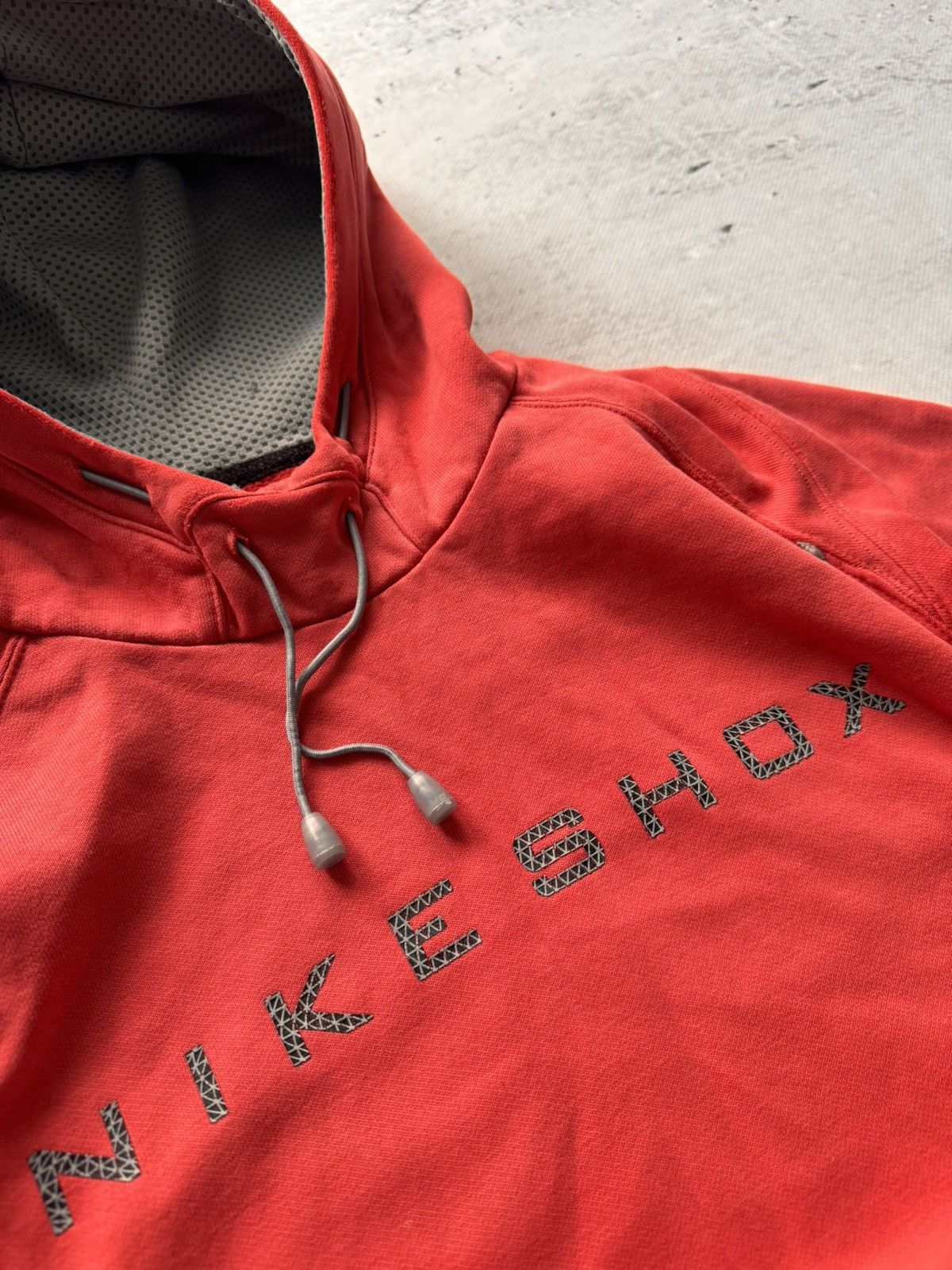 Nike × Vintage NIKE SHOX VINTAGE CENTER LOGO OVERSIZE BOXY HOODIE Size US M / EU 48-50 / 2 - 7 Thumbnail