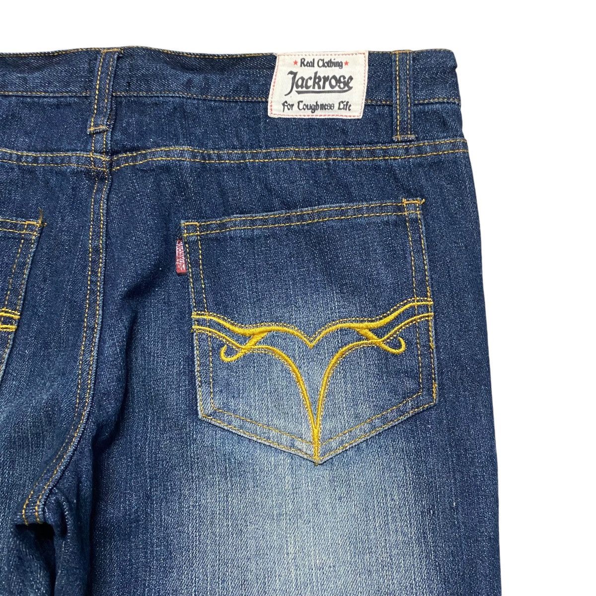 Japanese Brand JACKROSE Denim Flare Jeans Size US 32 / EU 48 - 12 Thumbnail