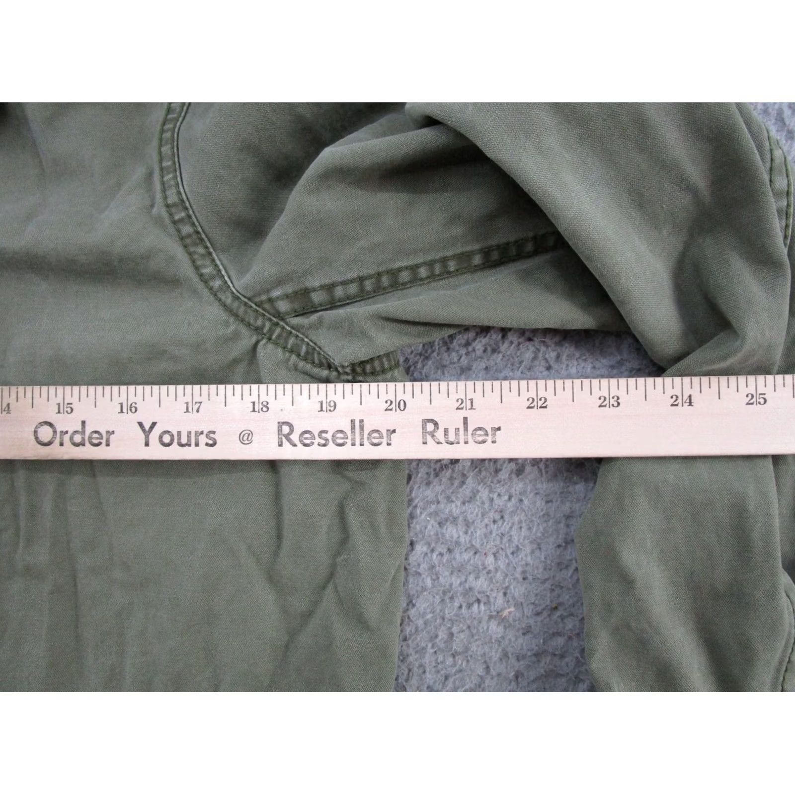 Madewell Madewell Military Style Utility Jacket Olive Green Full Zip Womens L Pockets Size L / US 10 / IT 46 - 5 Thumbnail