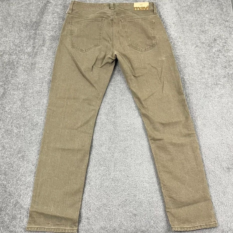 Mavi Mavi Jake Pants Mens 34 x 32 Slim Chino Brown Cotton Casual 5-Pocket Zip Button Mid Rise Mens Size US 34 / EU 50 - 7 Thumbnail