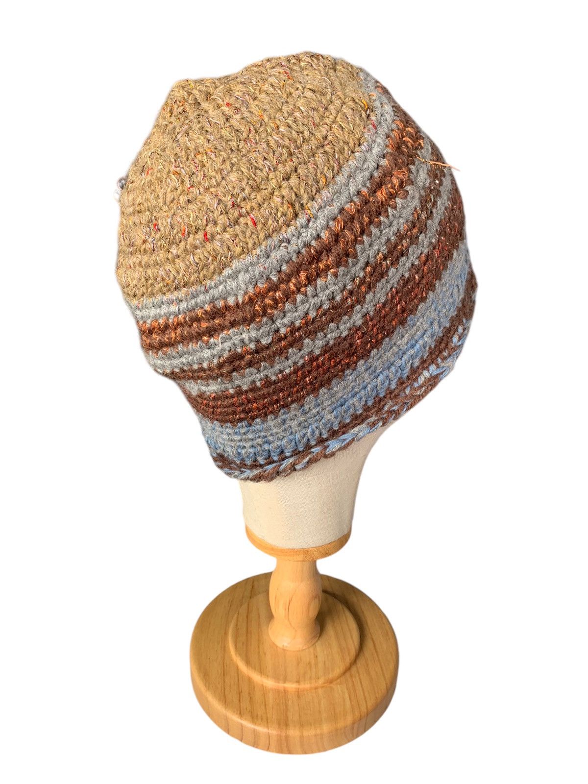 Japanese Brand × Kapital × Vintage Hippies Style Crochet knitted Beanie Hats Size ONE SIZE - 3 Thumbnail