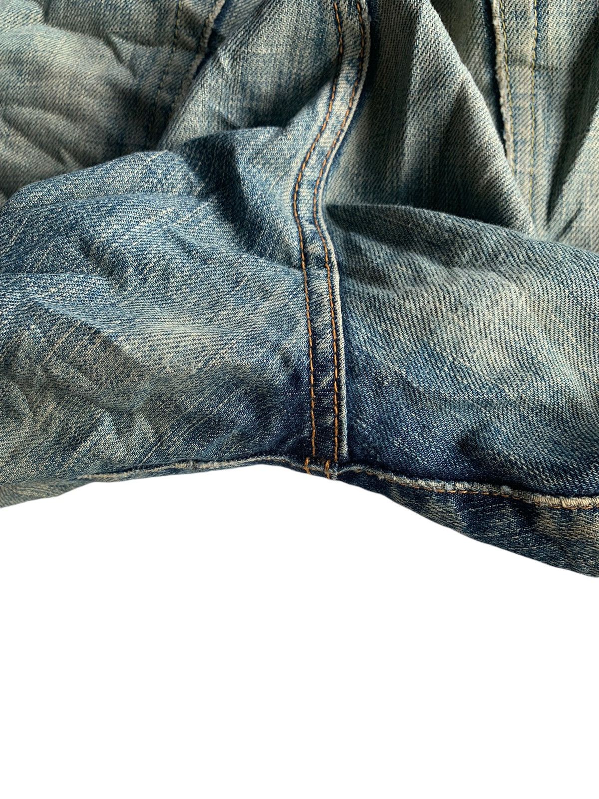 Japanese Brand × Jean Vintage Acoustic Japanese Rare Selvedge Distressed Denim Size US 31 - 14 Thumbnail