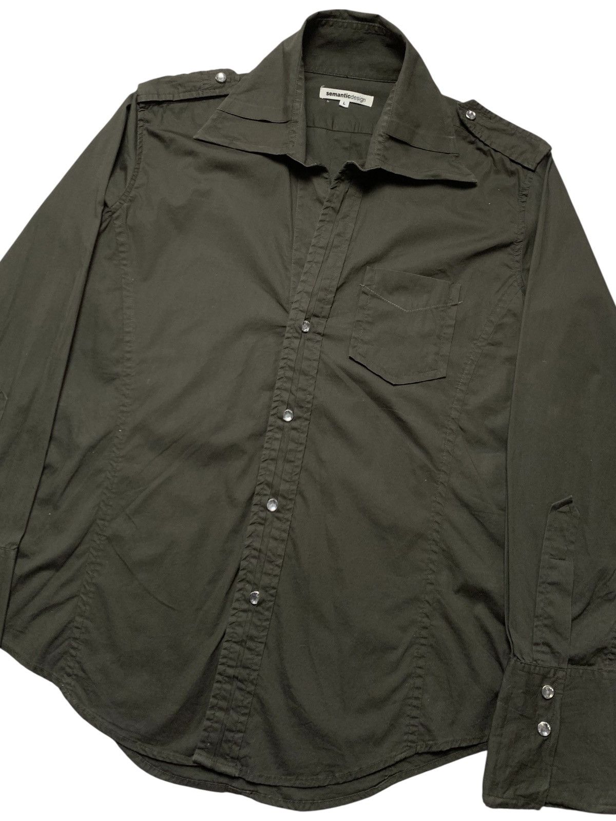 semanticdesign Rare Semantic design Opencollar flared vampir shirt Size US L / EU 52-54 / 3 - 3 Thumbnail