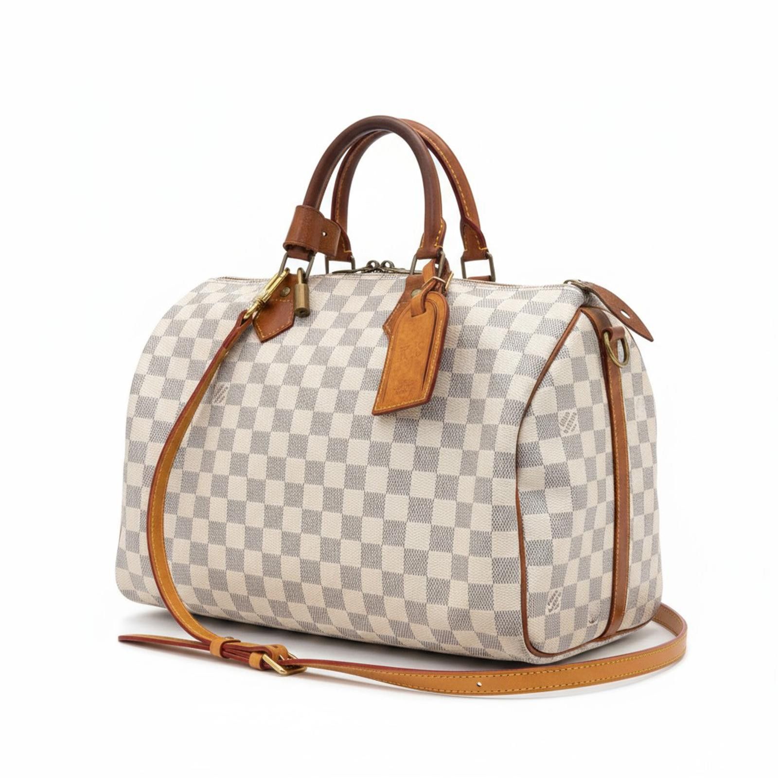 Louis Vuitton Louis Vuitton - Damier Azur Speedy 30 Handbag Size ONE SIZE - 1 Thumbnail