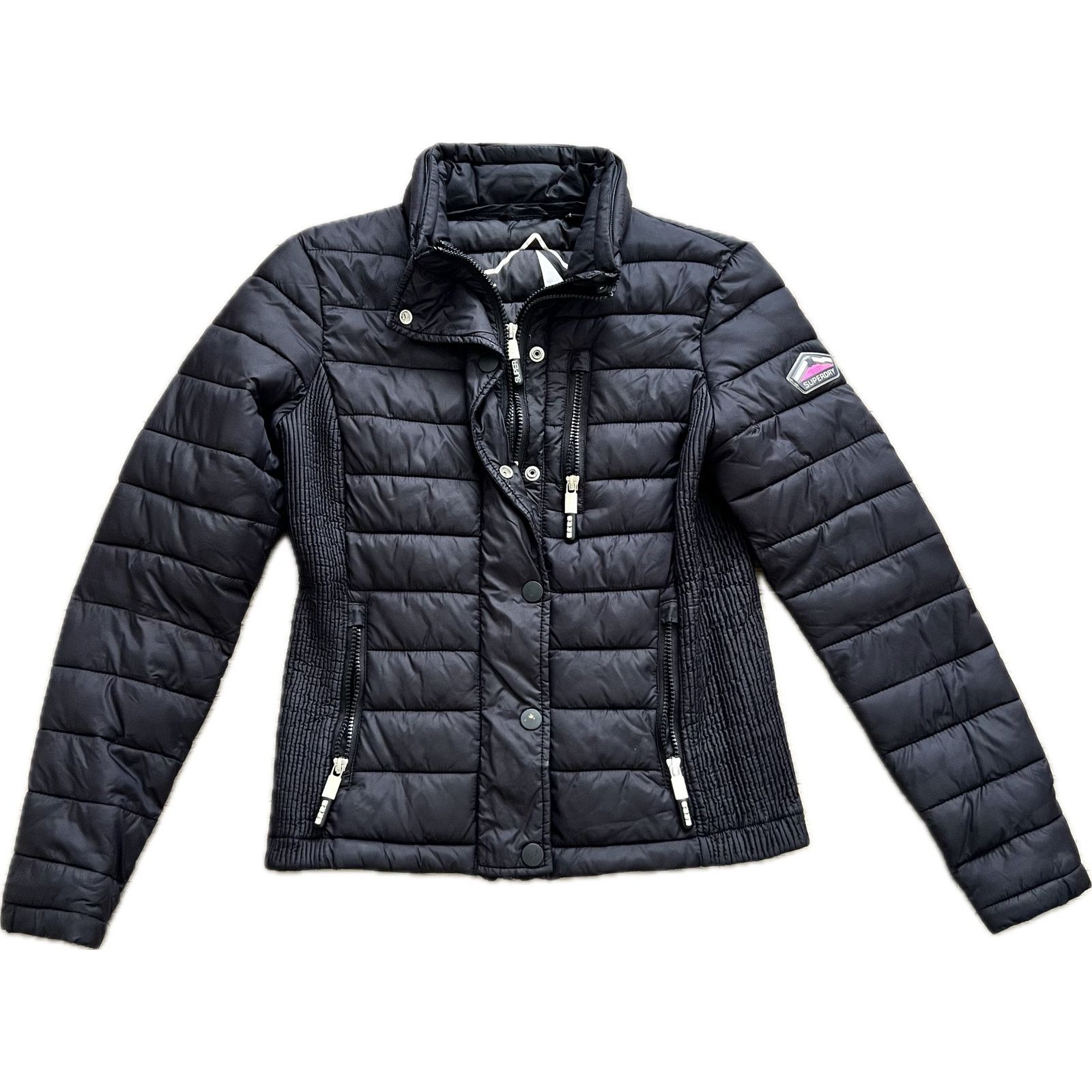 Superdry Superdry Original Fuji Black Puffer Jacket Womans Size US 6 Size M / US 6-8 / IT 42-44 - 1 Thumbnail