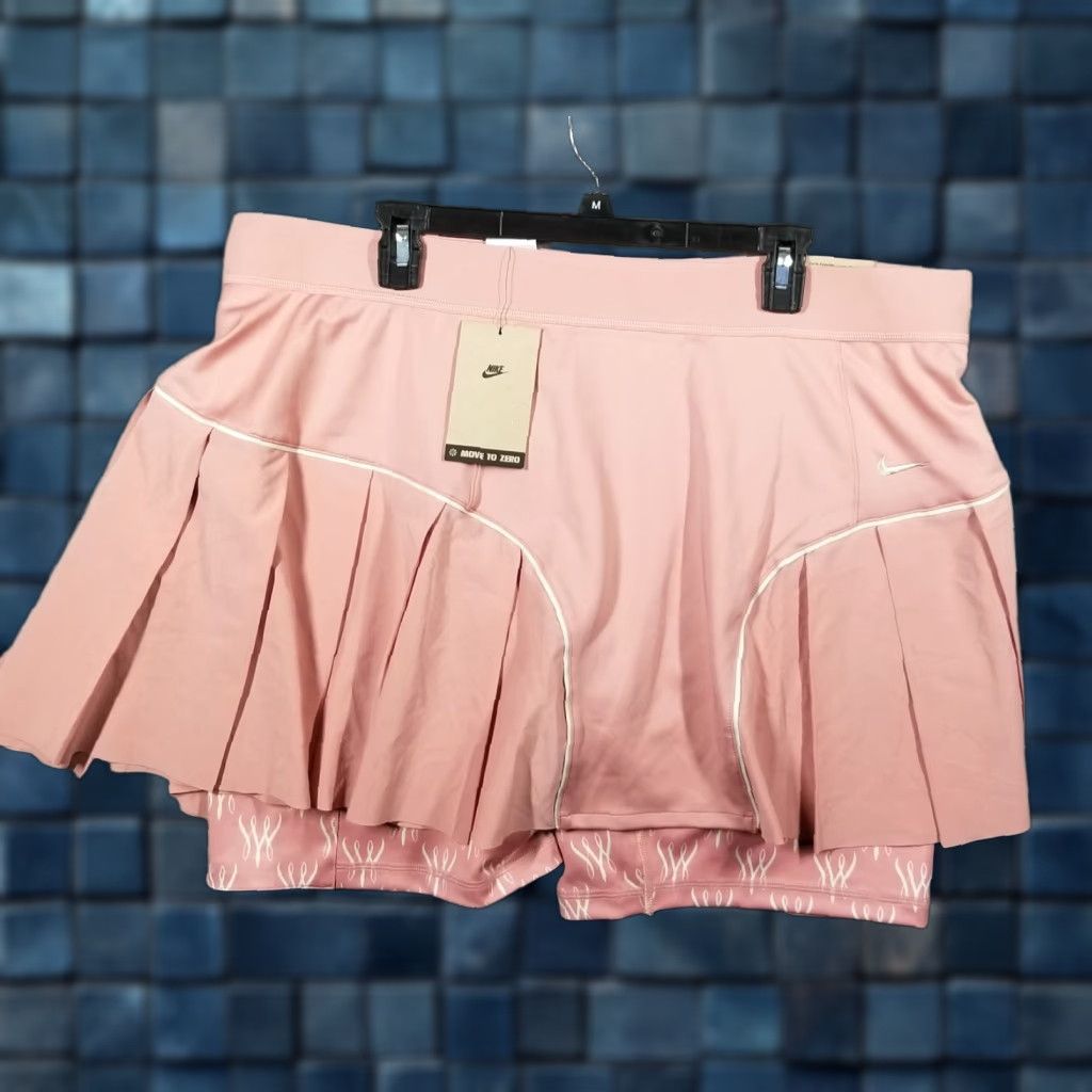 Nike Nike Serena Williams Design Crew Tennis Skirt Women XXL Pink Short Athletic Skort - 2XL Nike Brand Activewear Women’s Pink Athleisure 90s? Size 40" / US 18 - 1 Thumbnail