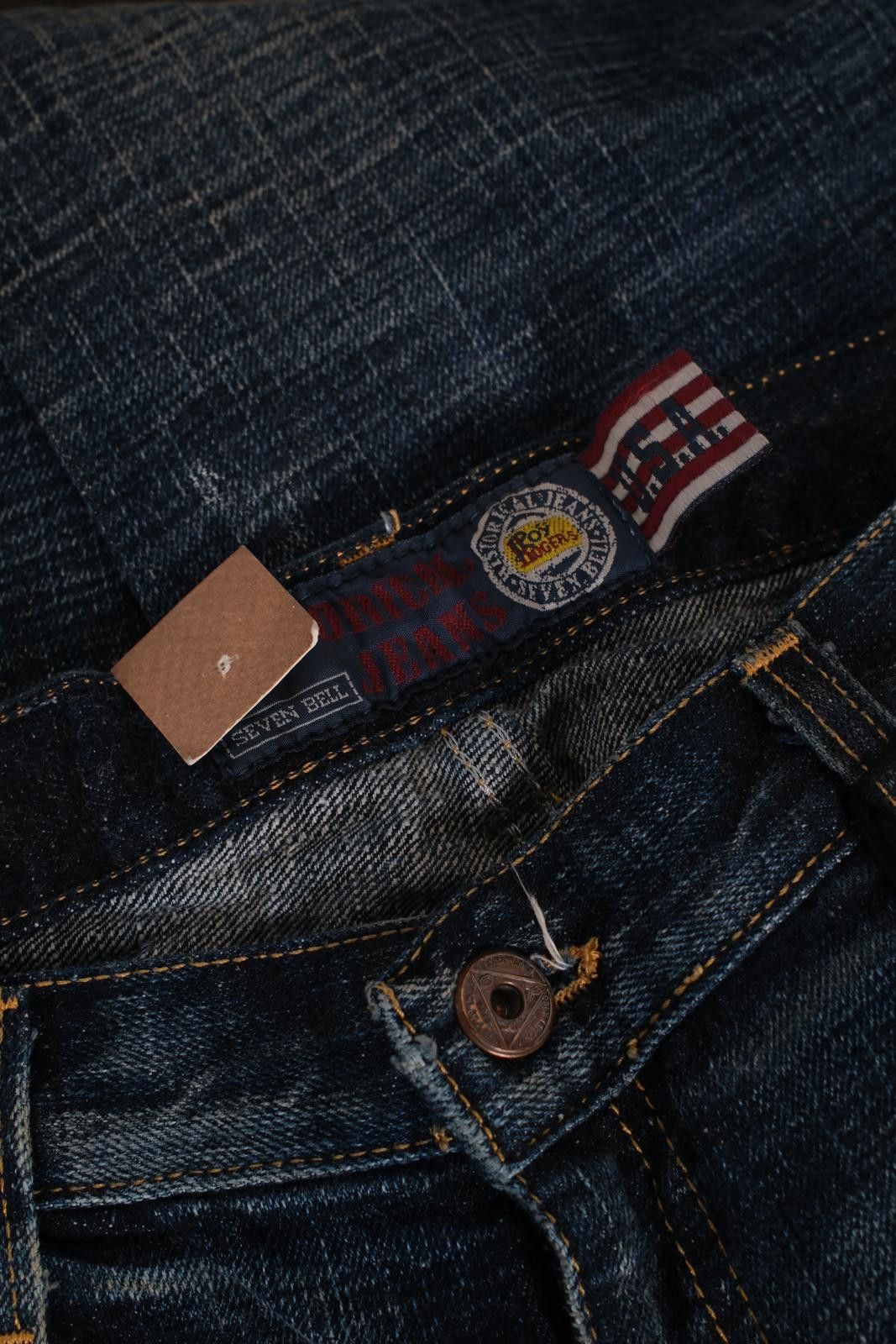 Other 80's Roy Roger's Distressed Faded Straight-Leg Jeans Size US 30 / EU 46 - 9 Thumbnail