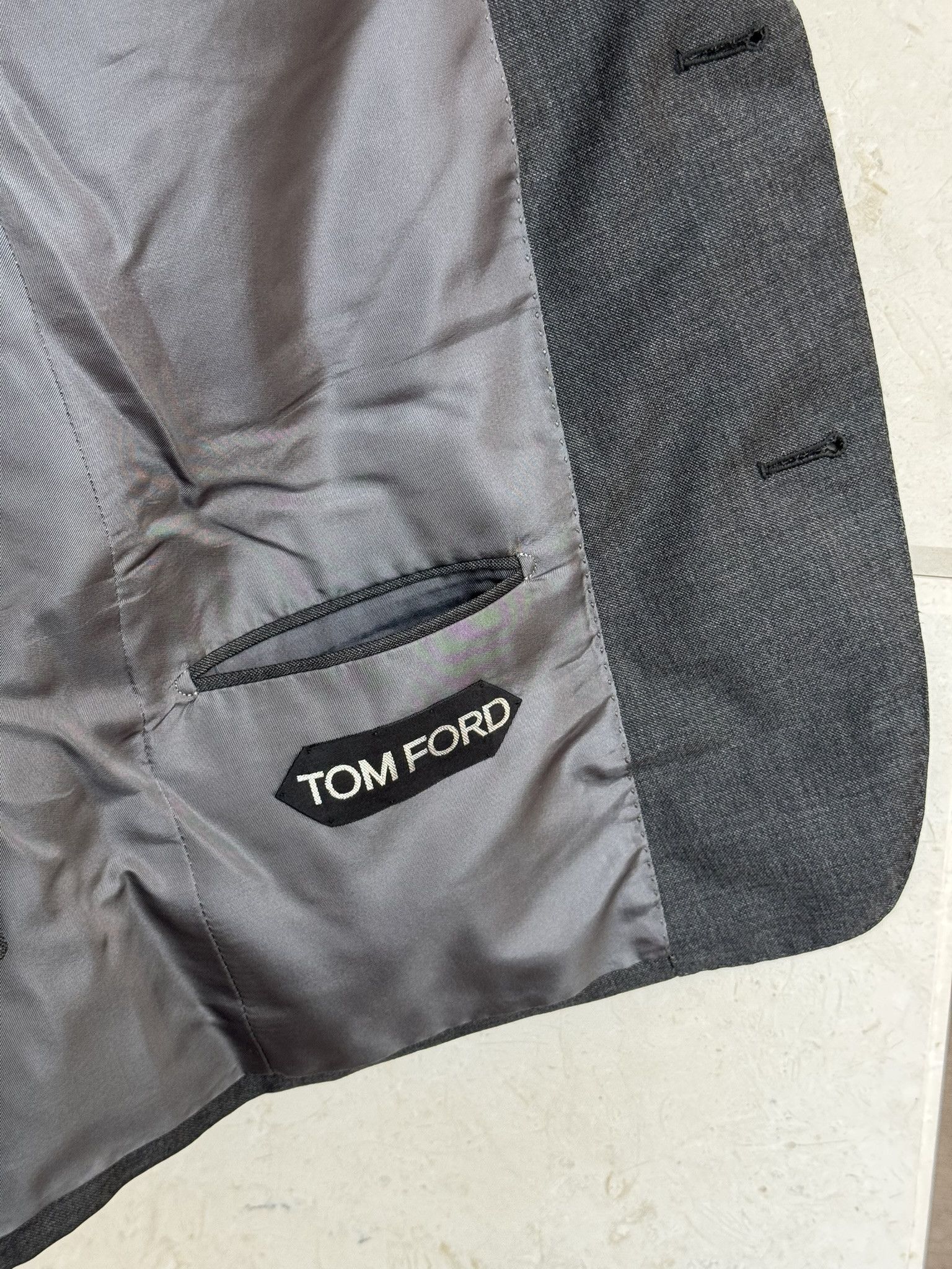 Tom Ford TOM FORD / Windsor Fit Grey 3-Piece Suits US 38 / EU 48 Size 38L - 8 Thumbnail