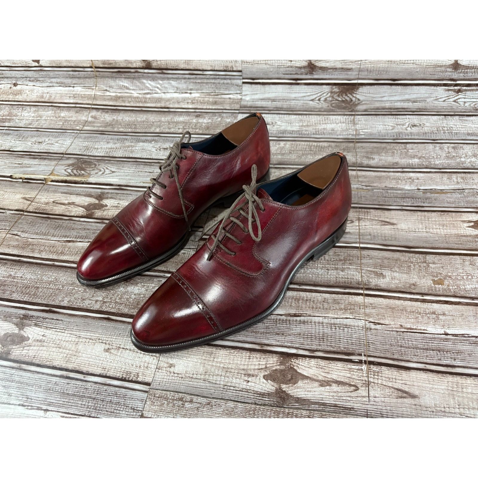 Other Stefano Branchini Oxford Dress Shoes size 7 color red bordea Size US 7 / EU 40 - 1 Thumbnail