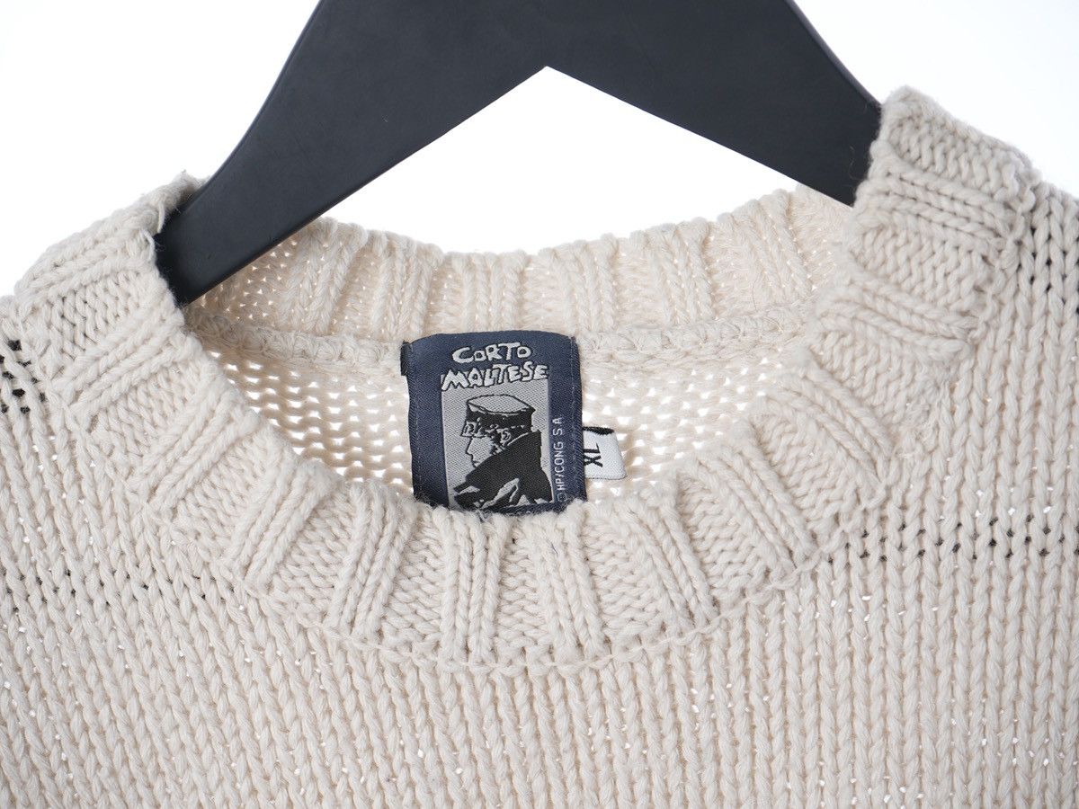 Vintage Vintage 90 Corto Maltese Studio Aventures Knit wool Sweater Size US XL / EU 56 / 4 - 4 Thumbnail