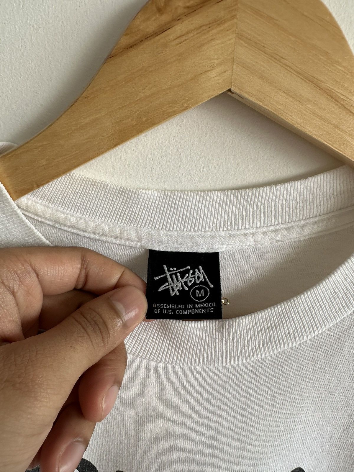 Stussy × Vintage Vintage Stussy Upside down Streetwear Rare Tshirt Size US M / EU 48-50 / 2 - 3 Thumbnail