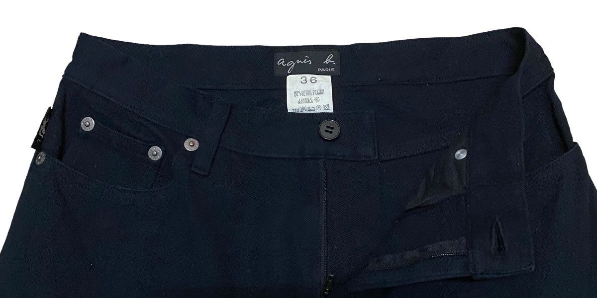 Vintage Rare Design Vintage Brand Agnes B Flared Pants 1990s Size US 27 - 5 Thumbnail