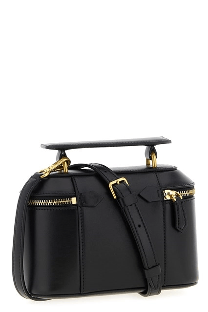 Balmain BALMAIN B-buzz Black Leather Top Handle Bag New Size ONE SIZE - 2 Thumbnail