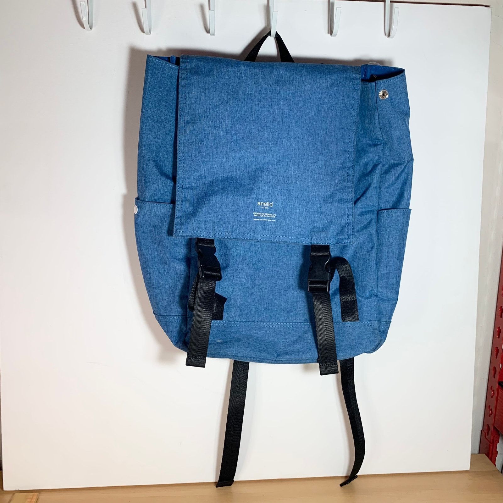 Other Anello High Density Mokucho Polyester in Blue Backpack Size ONE SIZE - 1 Thumbnail