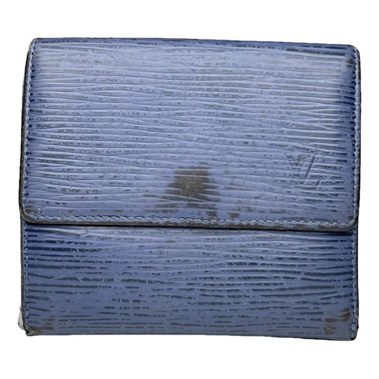 Twist Blue Leather Wallet