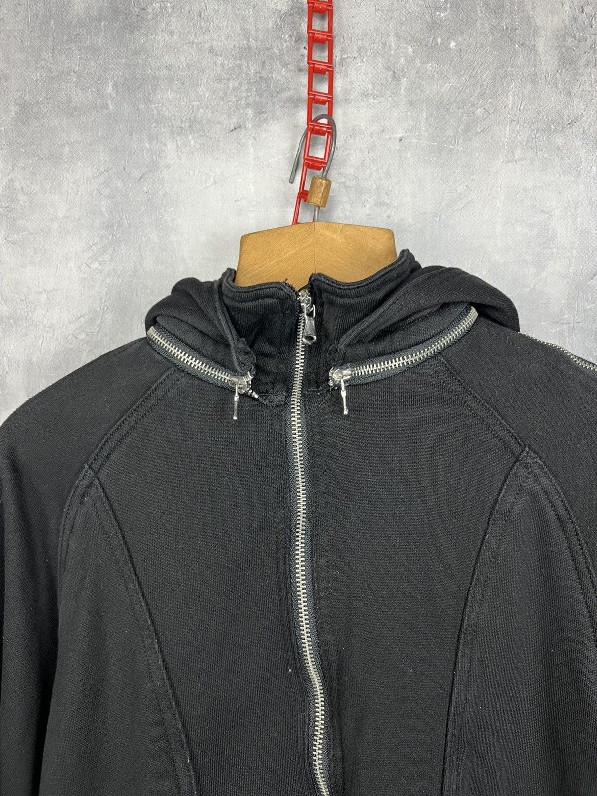 Japanese Brand SrrySora Ziperior Zip Up Hoodie With Removable Hood - Size S Size US S / EU 44-46 / 1 - 9 Thumbnail