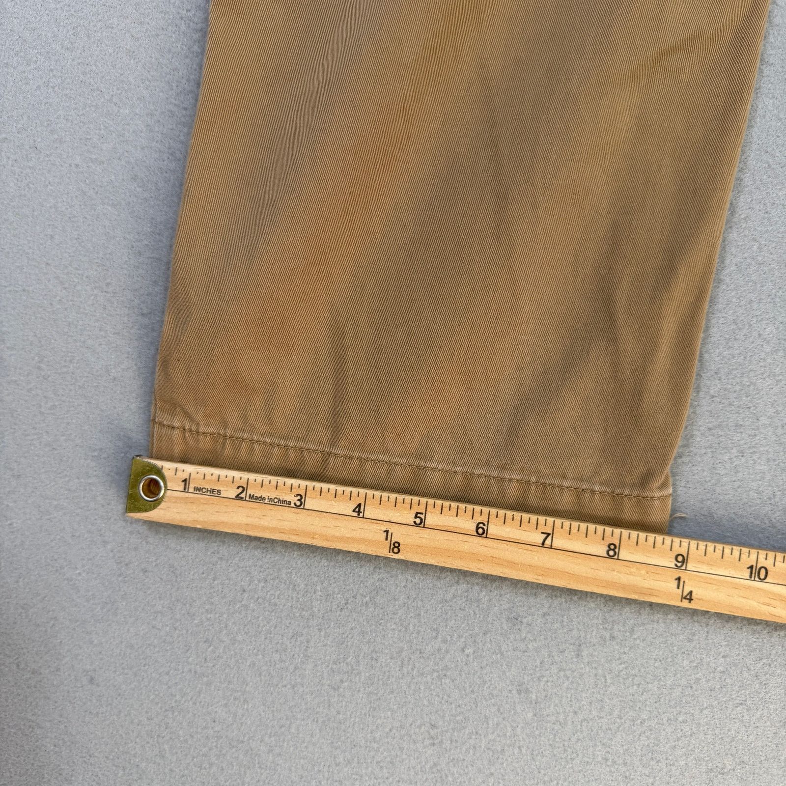 Polo Ralph Lauren Vintage Polo Ralph Lauren Chino Pants Men's 35x32 Tan Khaki Size US 35 - 11 Thumbnail