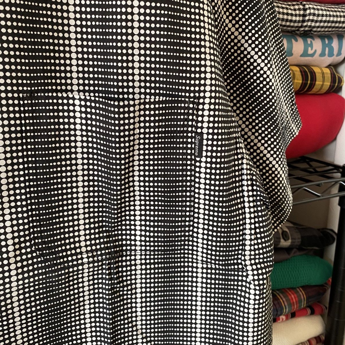 Supreme Supreme Dots Zip Up Shirt Black 2018 Button Up Designer Size US M / EU 48-50 / 2 - 3 Thumbnail