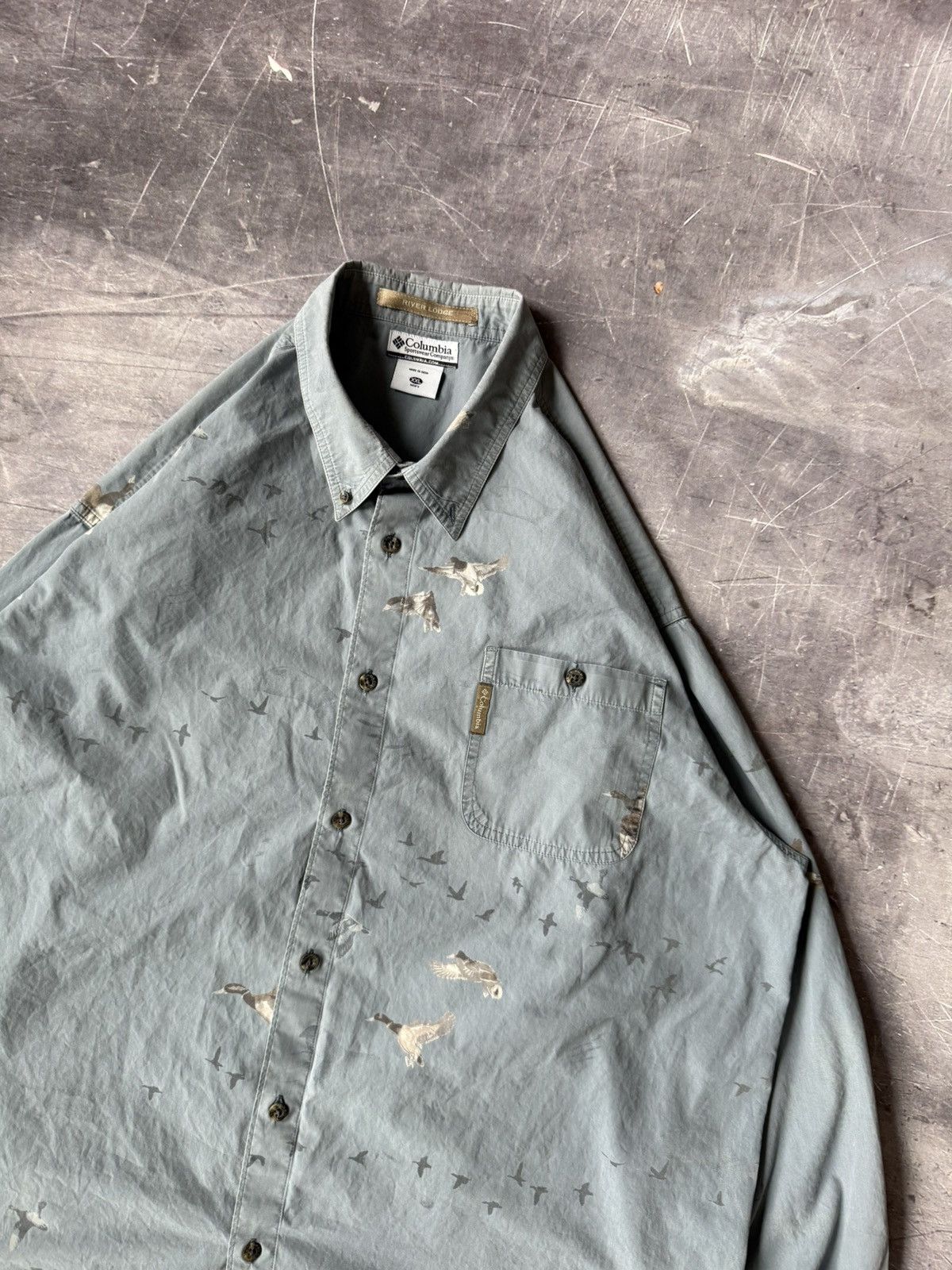 Vintage Vintage Columbia River Lodge Button-down Shirt (XXL) Size US XXL / EU 58 / 5 - 3 Thumbnail