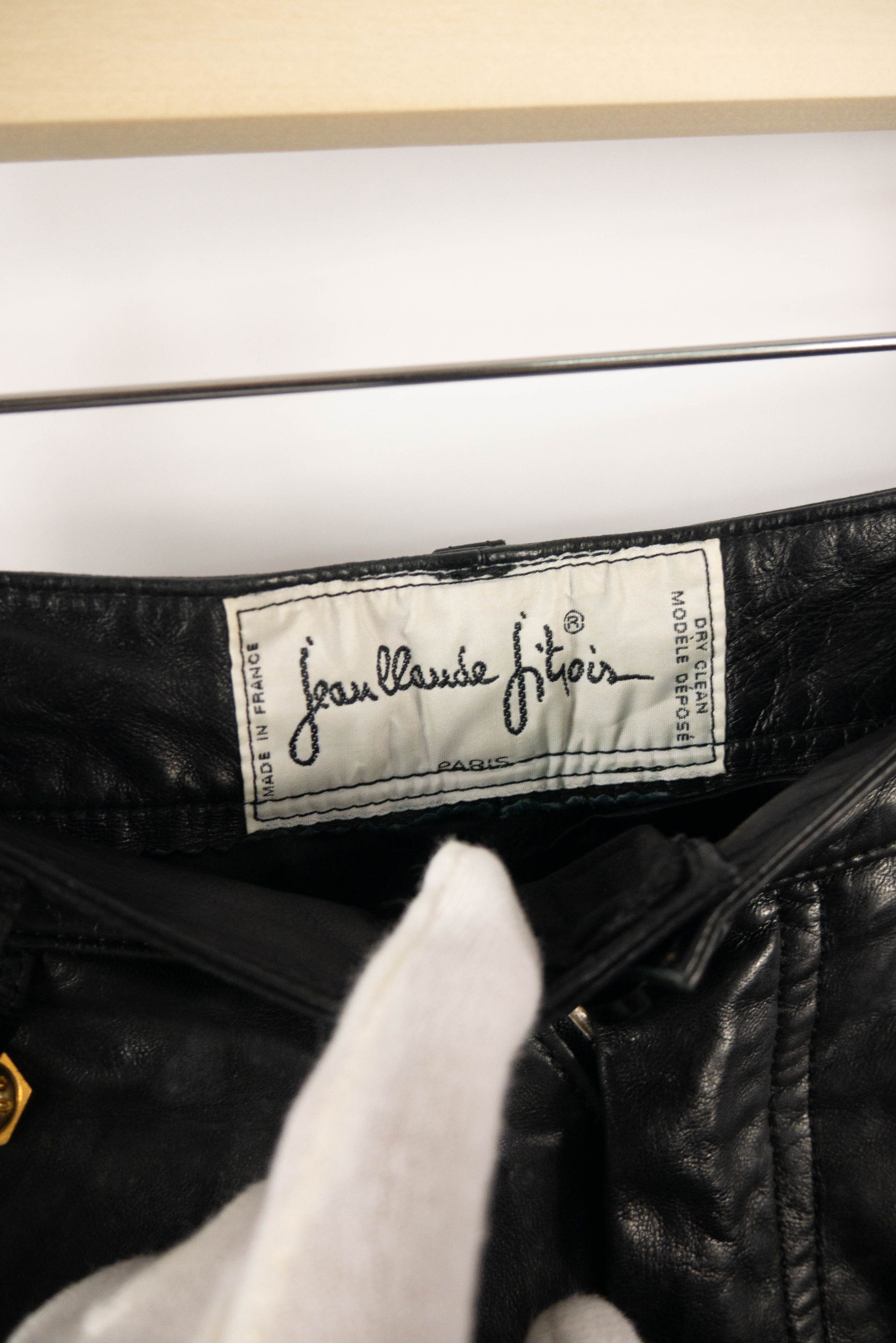 Jitrois Jean Claude Jitros leather flared pants – vintage y2k Size 26" / US 2 / IT 38 - 11 Thumbnail