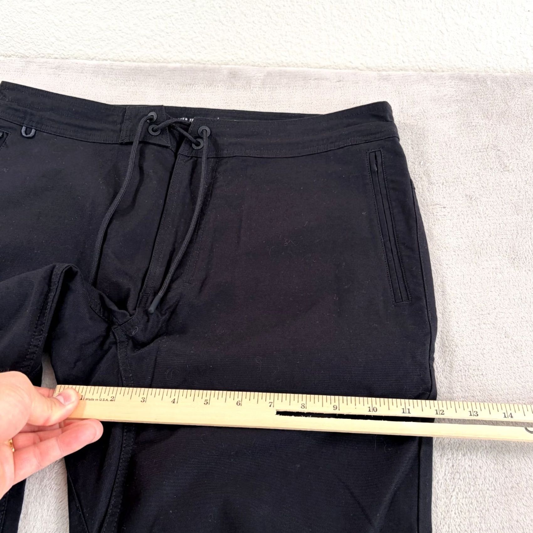 Roark Roark Pants Mens 34 Black Revival Layover Traveler Men 34x31 Slim Fit Dura Stretch Size US 34 / EU 50 - 7 Thumbnail