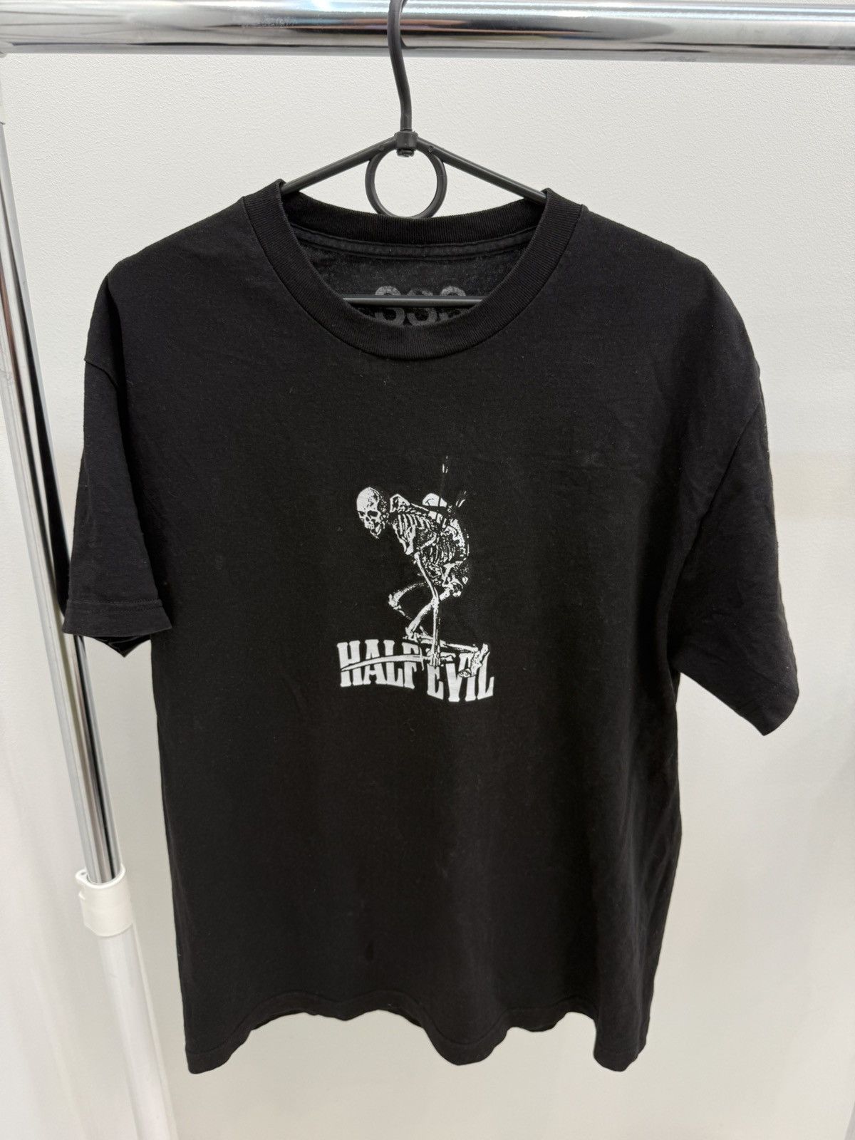 Half Evil Half Evil 333 Gothic Skeleton Printed Tee T-shirt Size US L / EU 52-54 / 3 - 1 Thumbnail