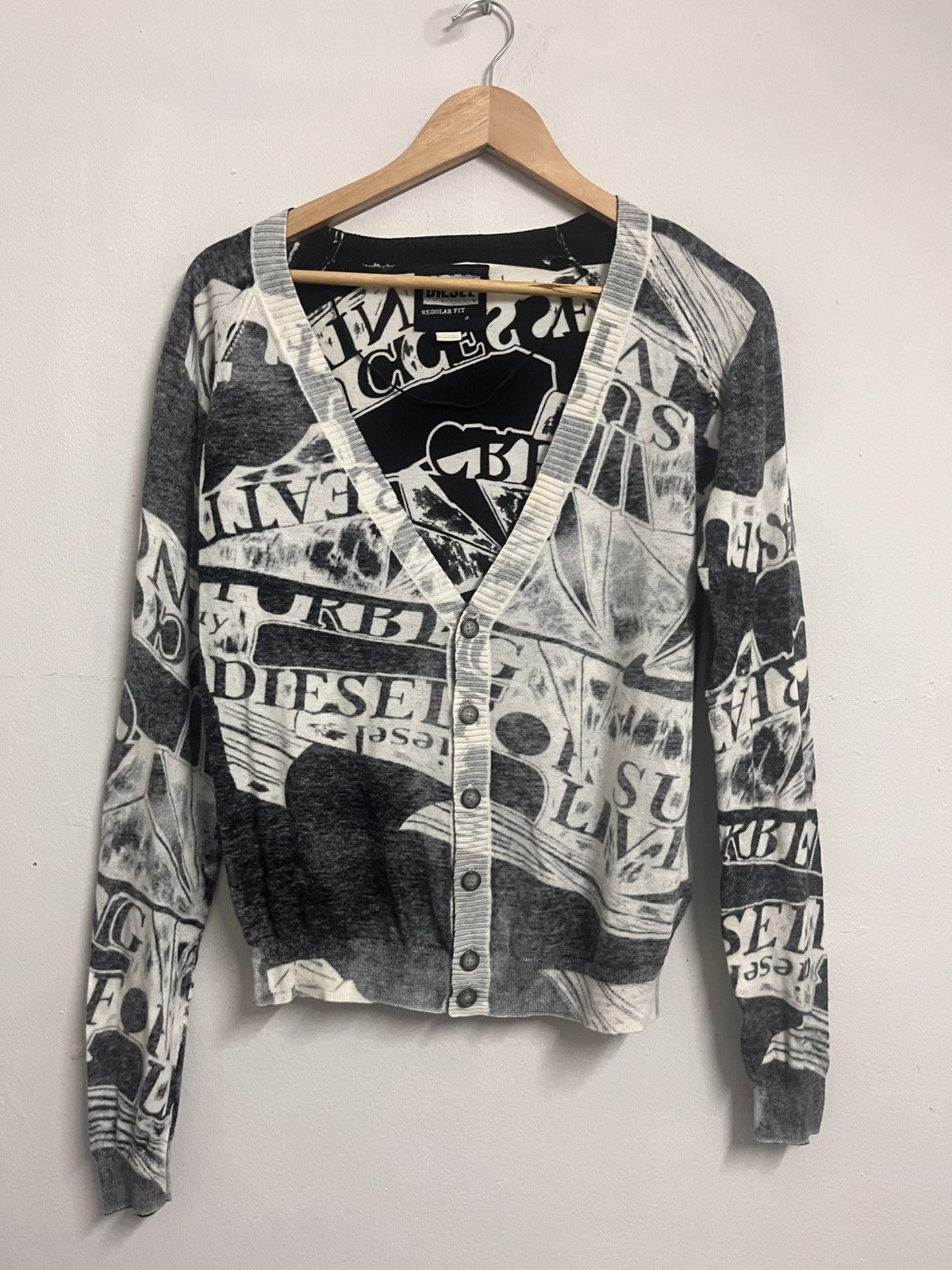 Diesel Diesel punk fullprinted cardigans Size US S / EU 44-46 / 1 - 1 Thumbnail