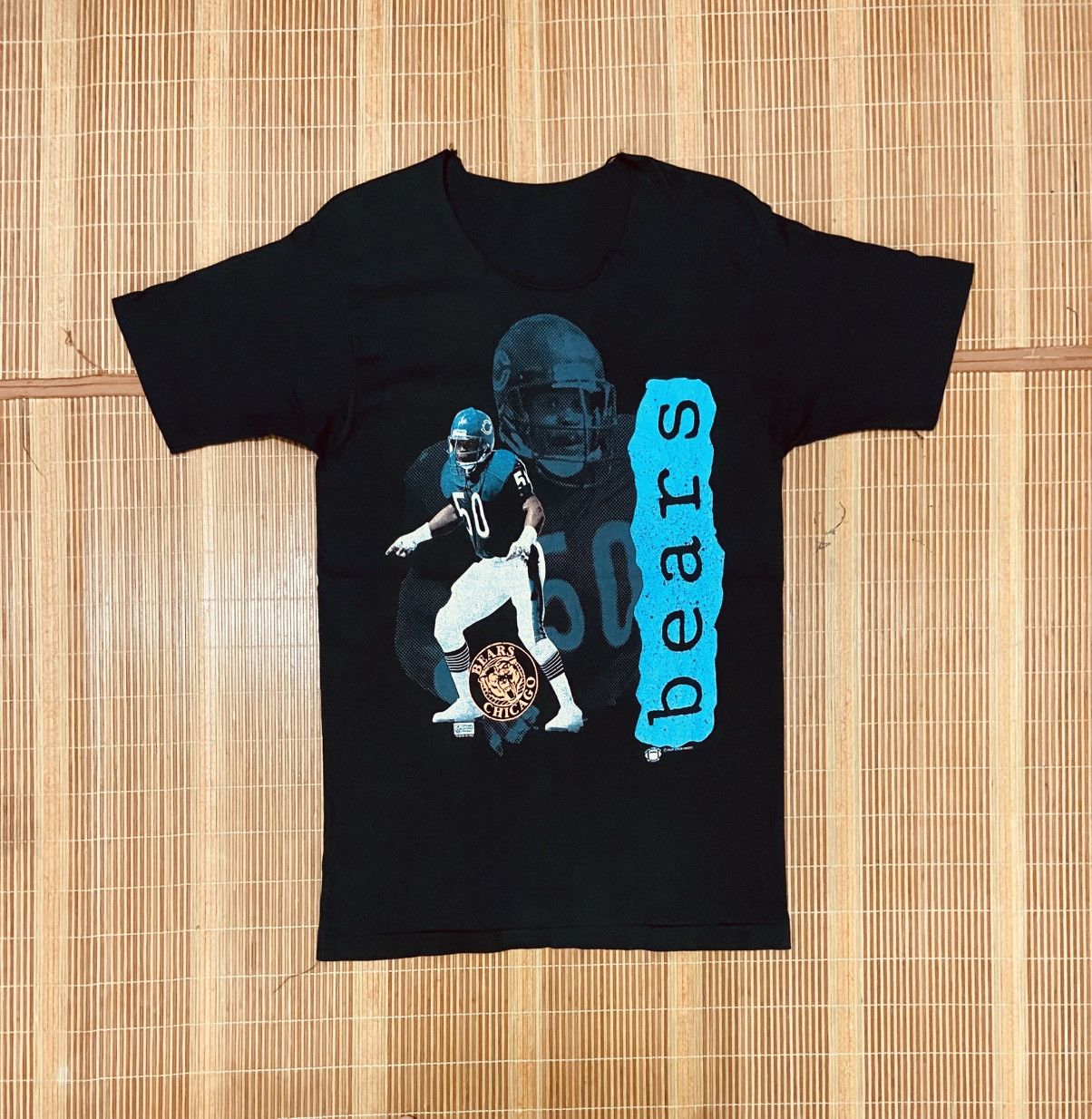Vintage VINTAGE MIKE SINGLETARY CHICAGO BEARS DISTRESSED TEE Size S / US 4 / IT 40 - 1 Thumbnail