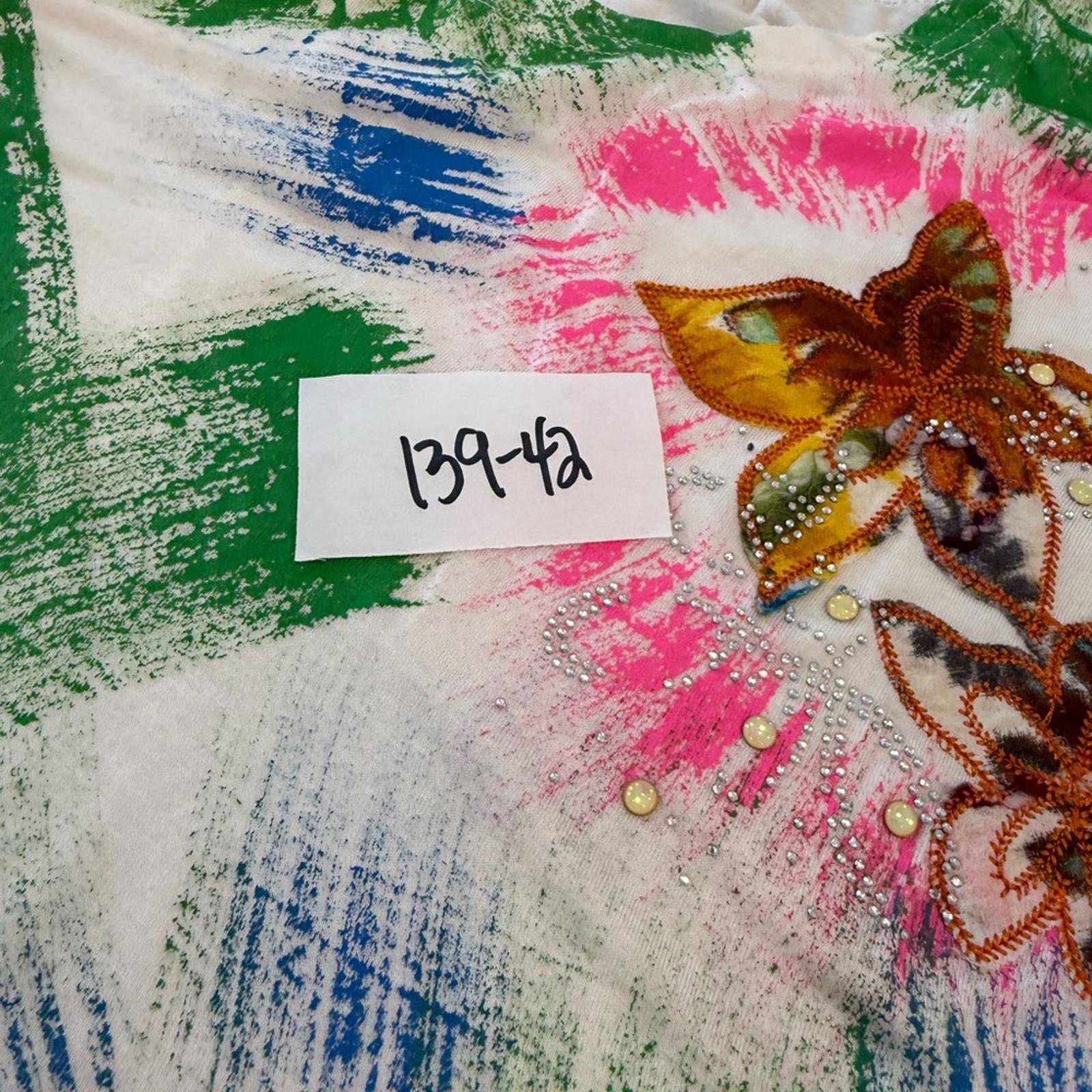 Other Crazy Fish tunic swim coverup starfish beads embroidery OS Size ONE SIZE - 9 Thumbnail
