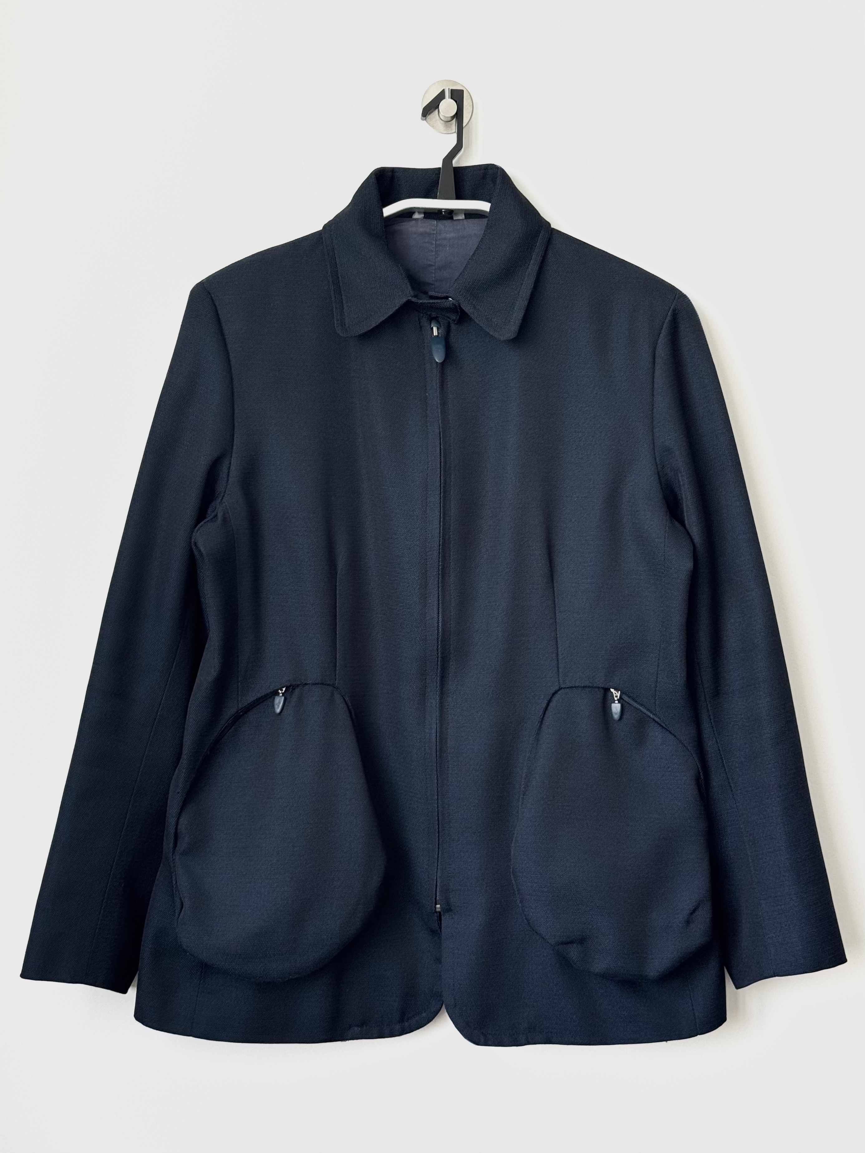 Mandarina Duck Mandarina Duck Egg Cell Pockets Tailored Blue Jacket Size US S / EU 44-46 / 1 - 2 Thumbnail