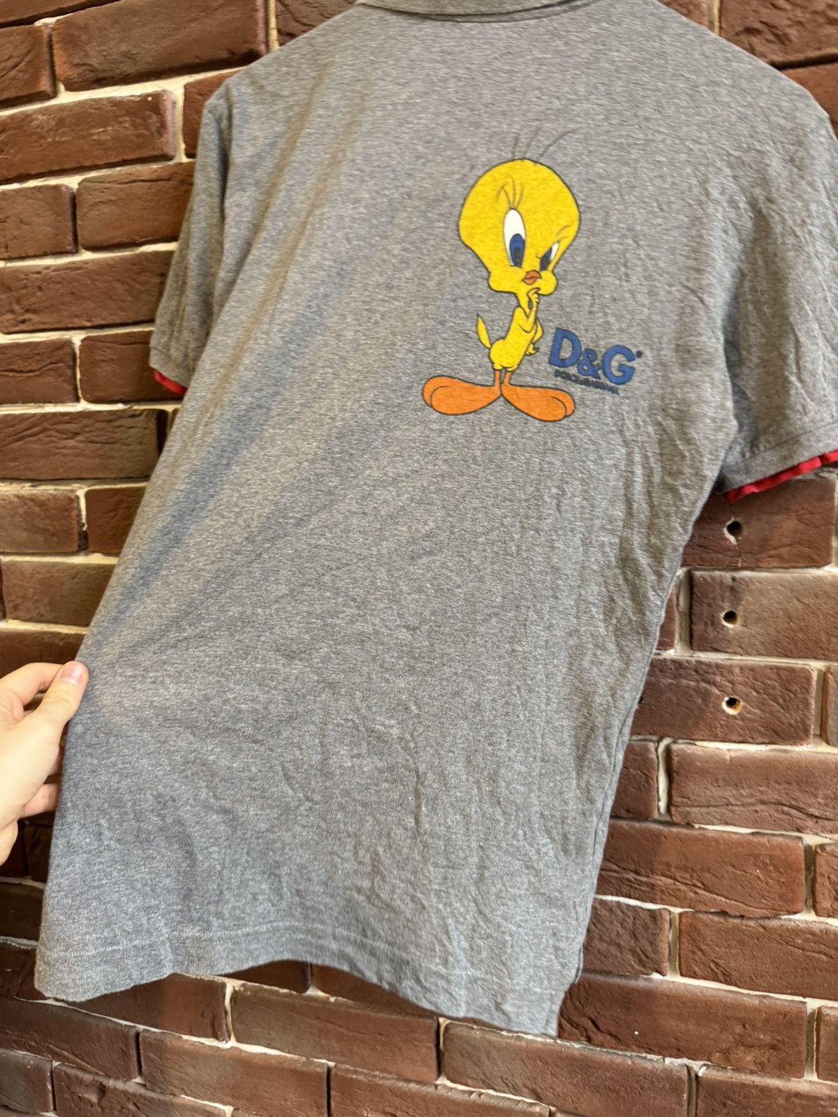 Dolce & Gabbana ARCHIVE OG Dolce&Gabbana Sylvester Looney Tunes Polo Tee S Size US S / EU 44-46 / 1 - 9 Thumbnail