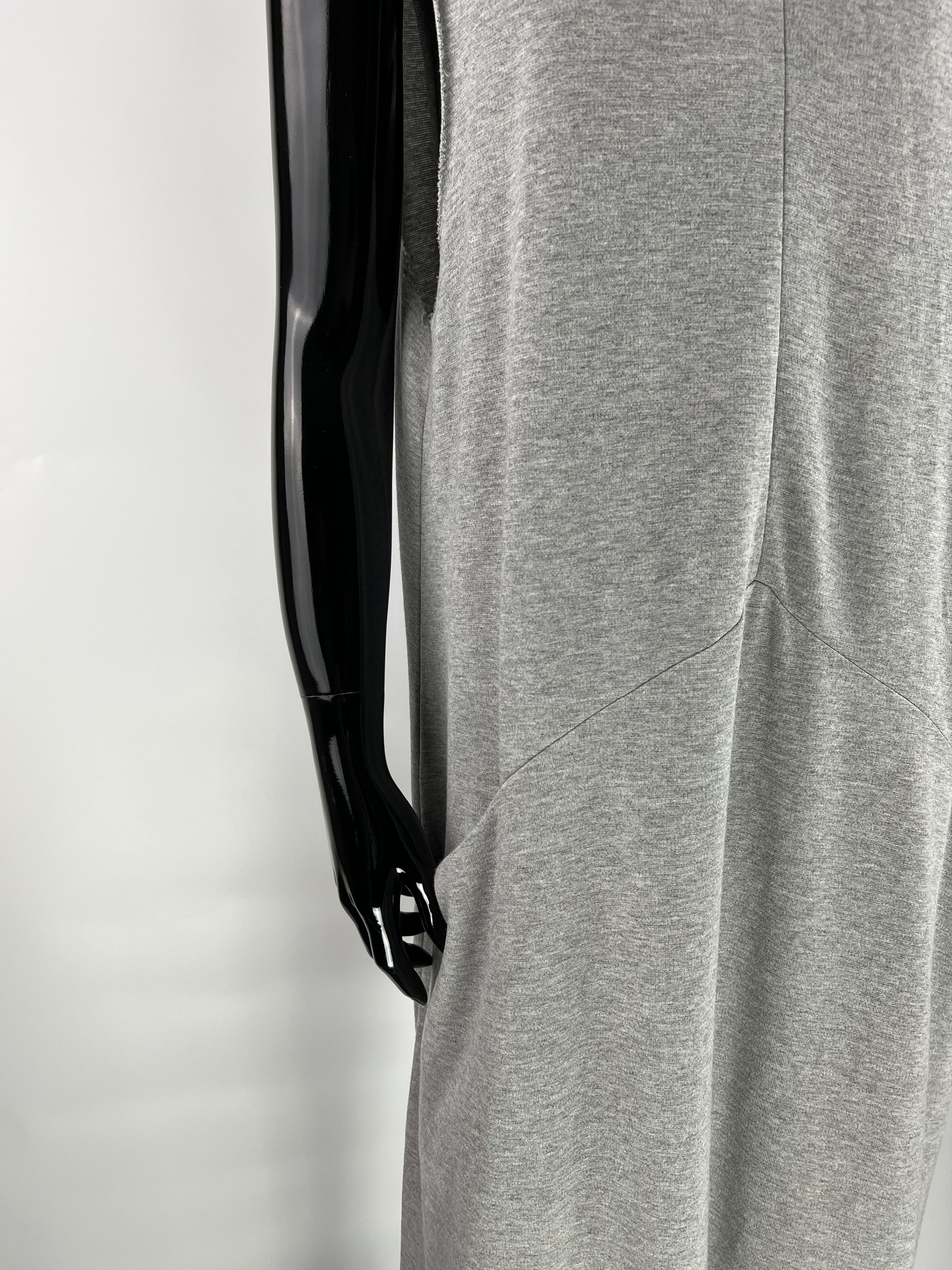 Cos COS Gray Sleeveless Midi Dress Size L Size L / US 10 / IT 46 - 4 Thumbnail