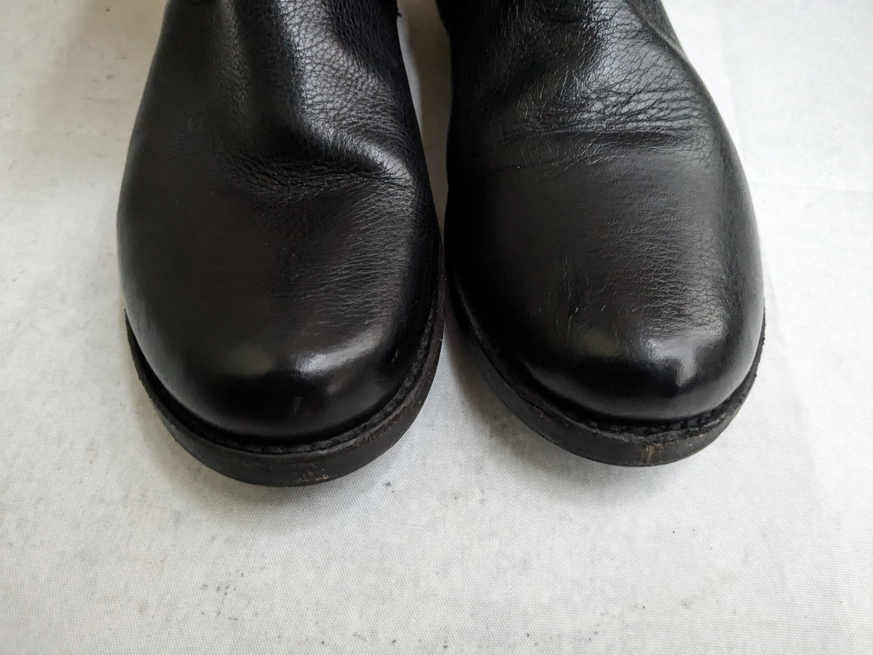Frye Frye Engineer Boots Black Leather 7 Leather Buckle Size US 7 / EU 40 - 4 Thumbnail