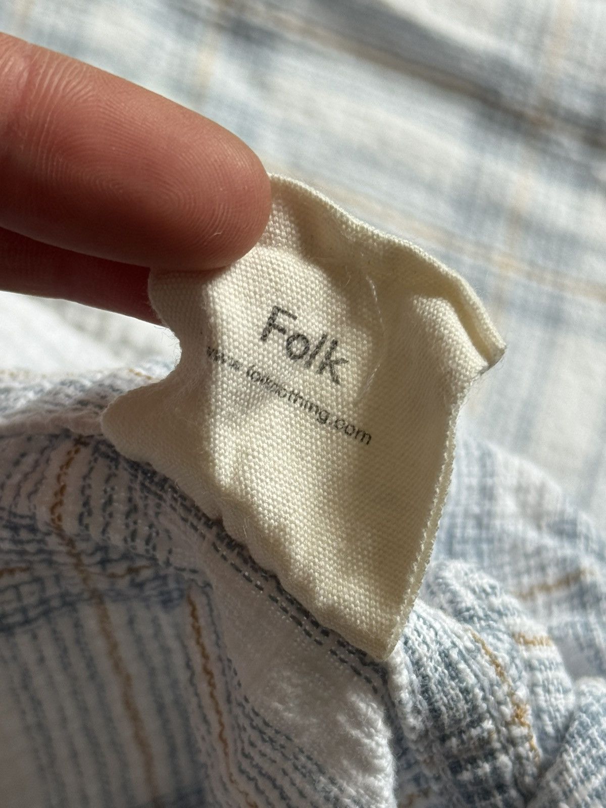Folk Folk 3size linen button up casual shirt polo short sleeve Size US M / EU 48-50 / 2 - 6 Thumbnail