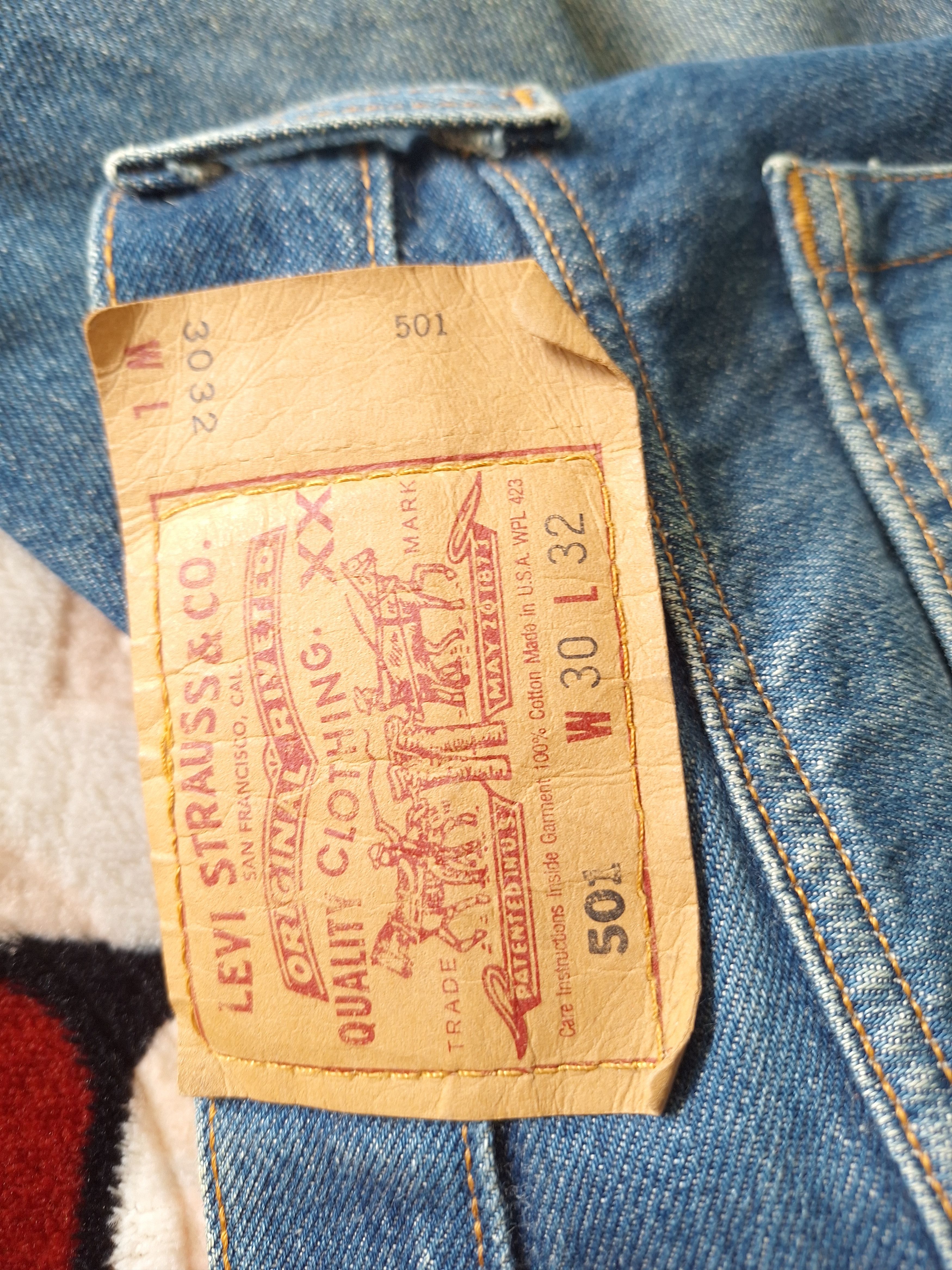Levi's × Vintage Levi's Vintage Jeans Made In Usa 90s 00s Size US 30 / EU 46 - 7 Thumbnail