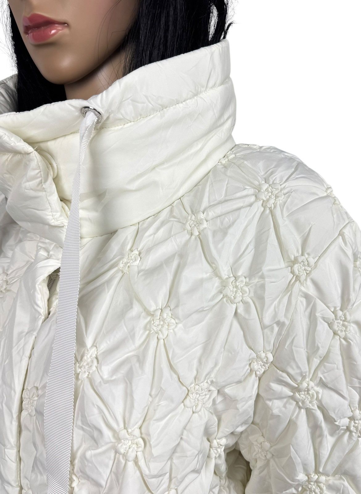 Other Marc Cain Quilted Jacket Decor Flowers Mock Neck size 3 Size M / US 6-8 / IT 42-44 - 5 Thumbnail