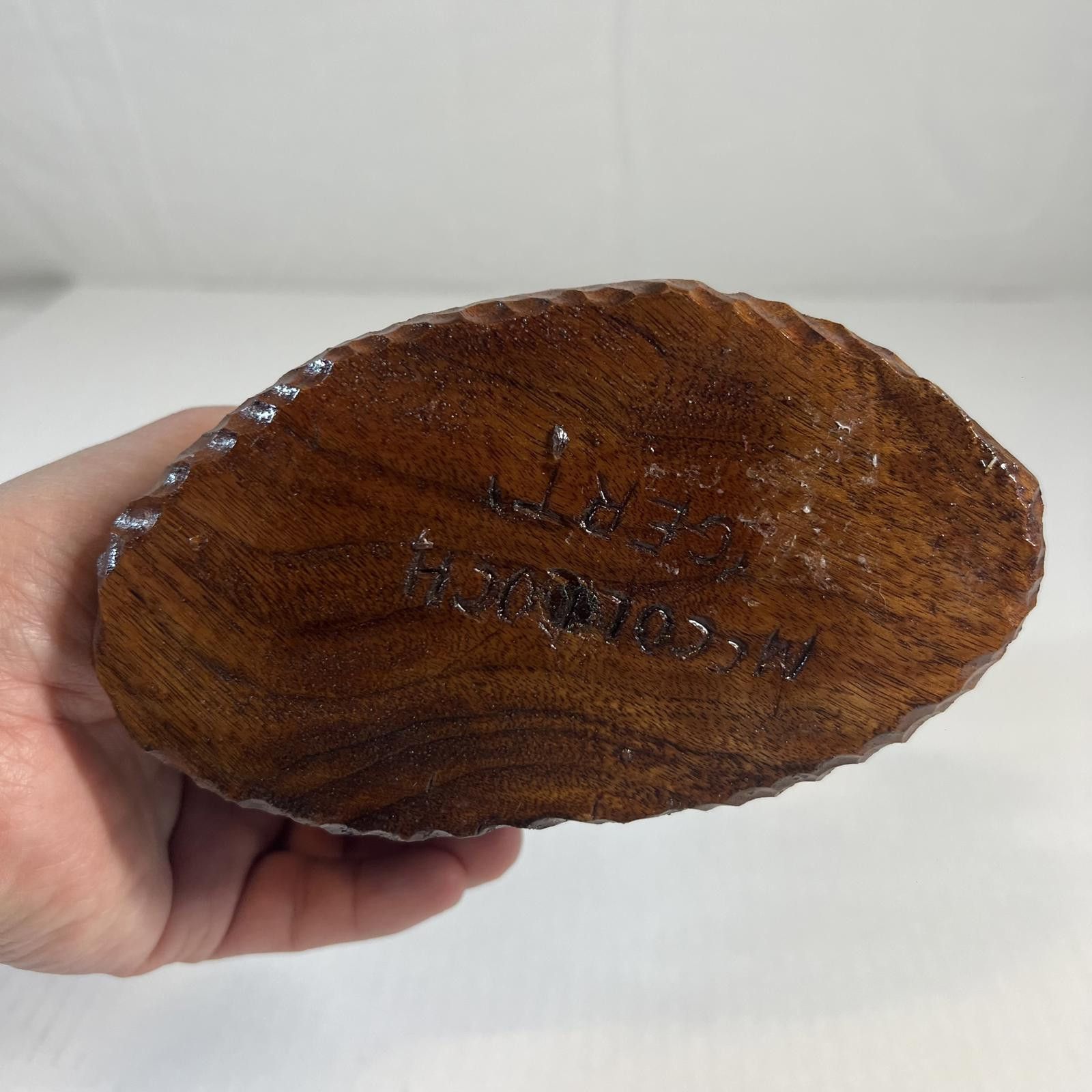 Designer Vintage 8.5” Black Forest Wood Carving Aunt Helen w/Broom Size ONE SIZE - 7 Thumbnail
