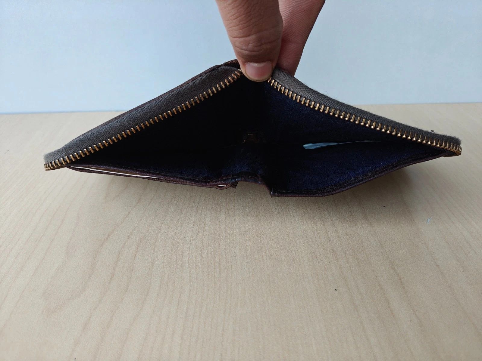 RRL Ralph Lauren Double RL Leather Zip Wallet FTP - 5002 Size ONE SIZE - 11 Thumbnail
