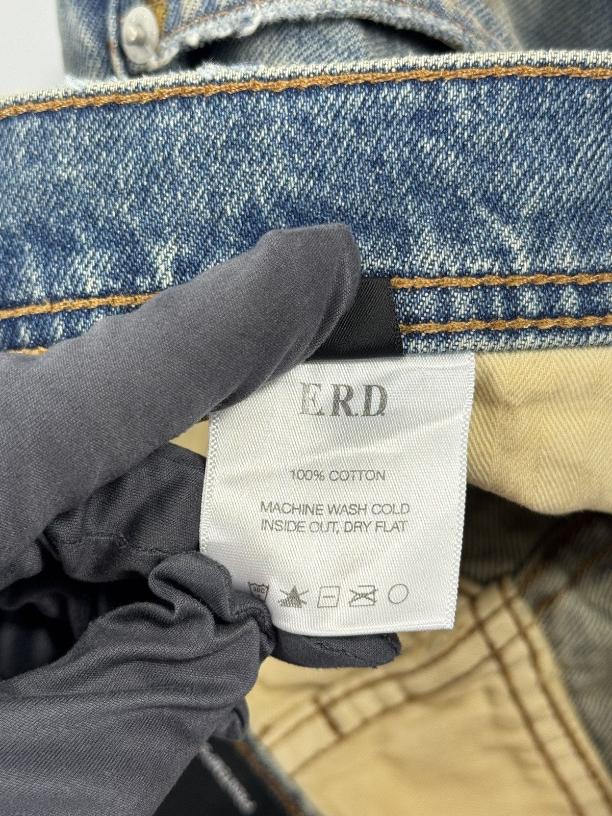 Enfants Riches Deprimes STRAIGHT LEG JEANS ANTIQUE LIGHT BLUE Size US 34 / EU 50 - 8 Thumbnail