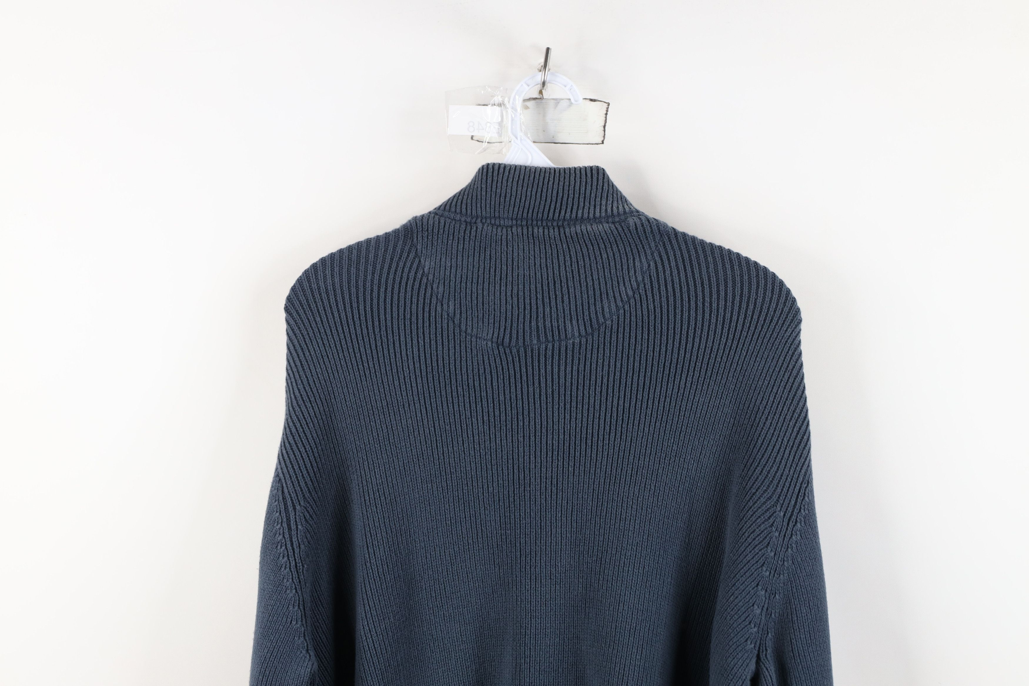 Vintage Vintage Streetwear Heavyweight Ribbed Knit Henley Sweater Size US L / EU 52-54 / 3 - 12 Thumbnail